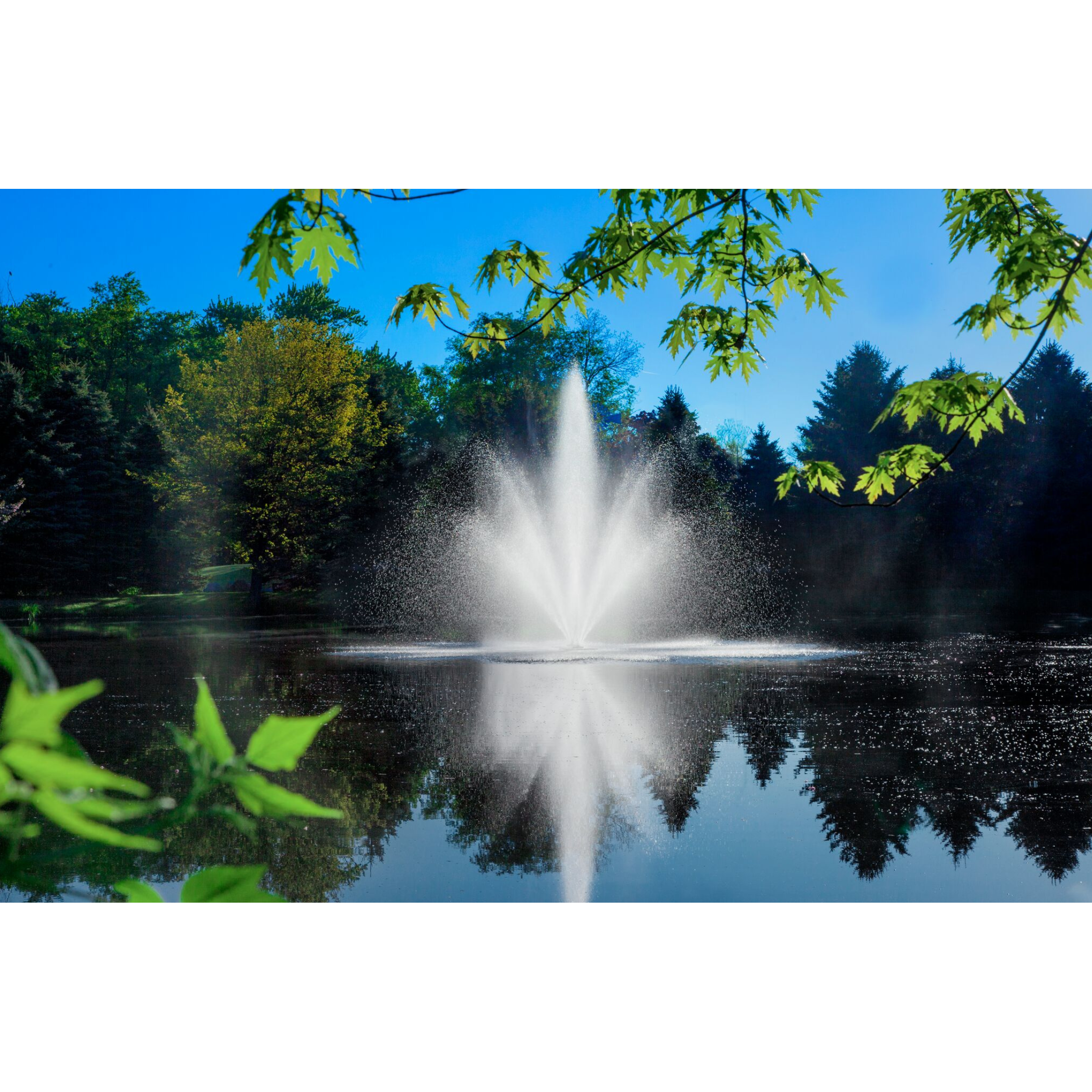 Scott Aerator Cambridge Pond Fountain