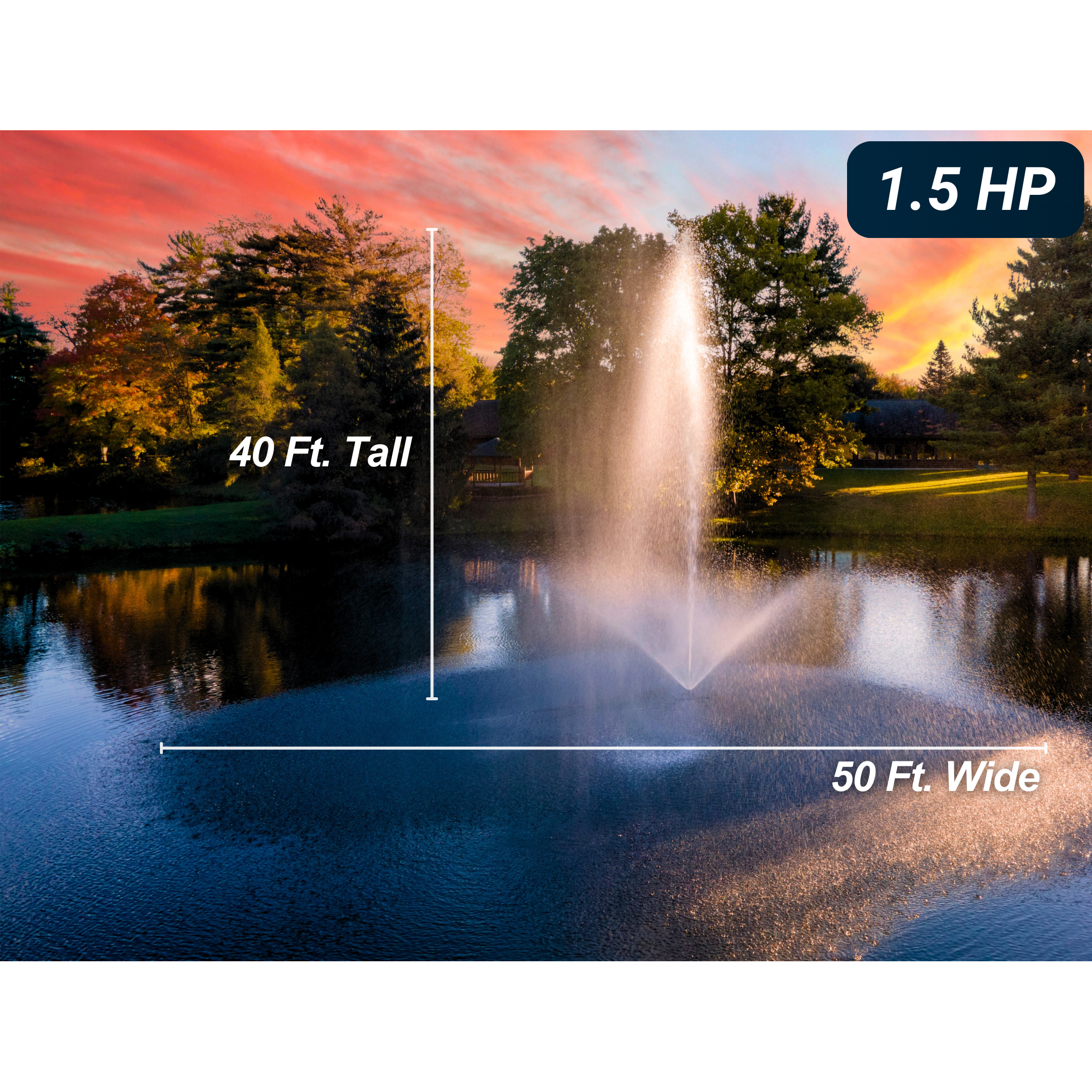 Scott Aerator Skyward Pond Fountain