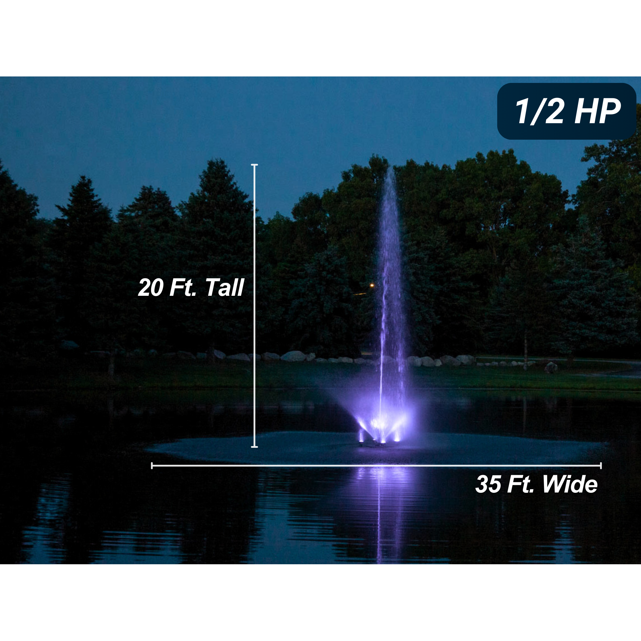 Scott Aerator Skyward Pond Fountain