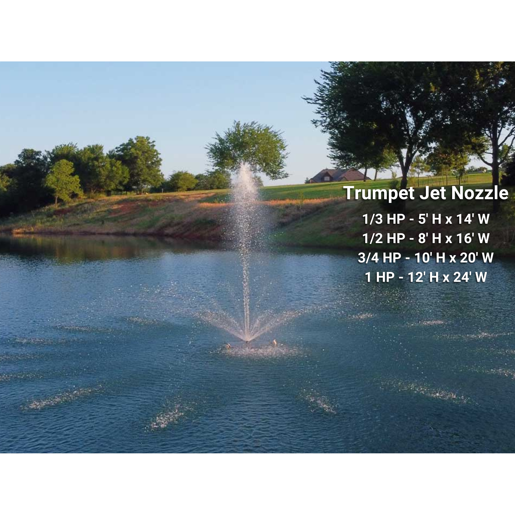 PondSelect Classic Series 5-In-1 Pond Fountain