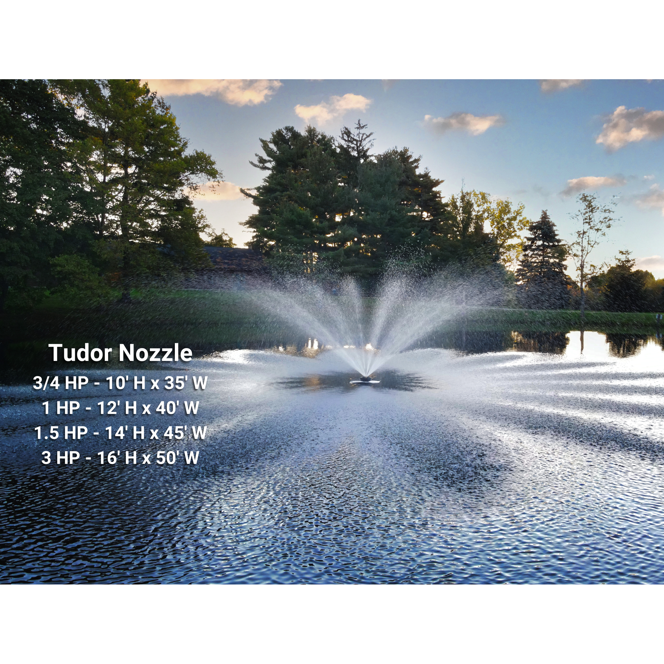 Scott Aerator Great Lakes Pond Fountain