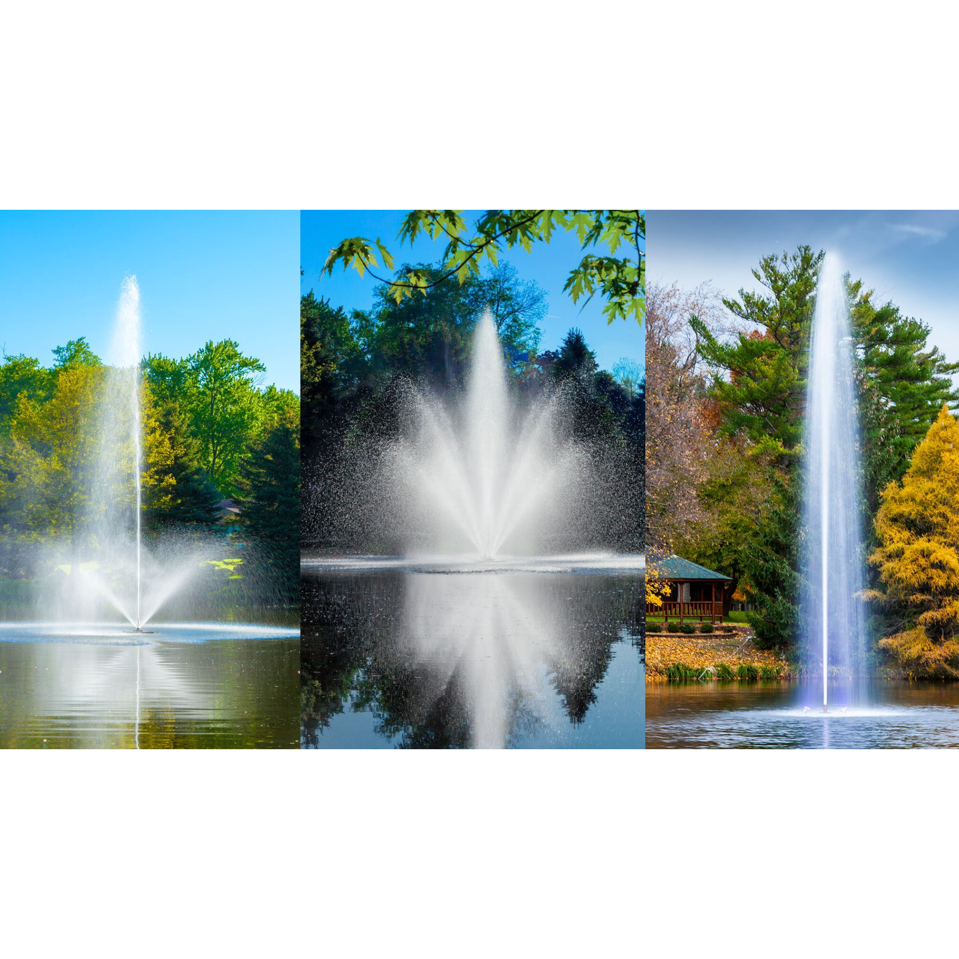 Scott Aerator Triad Pond Fountain