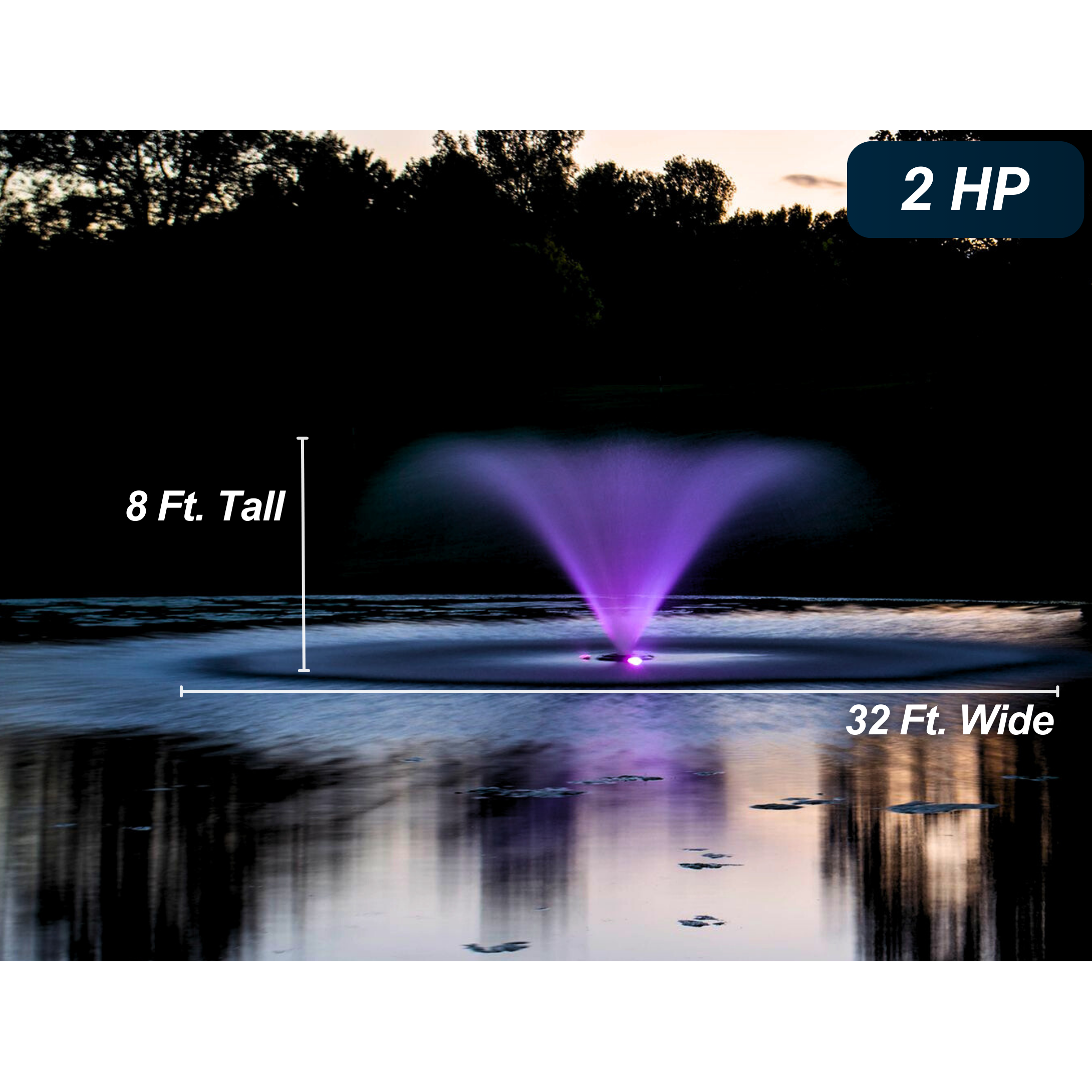 Kasco VFX Series Aerating Pond Fountain