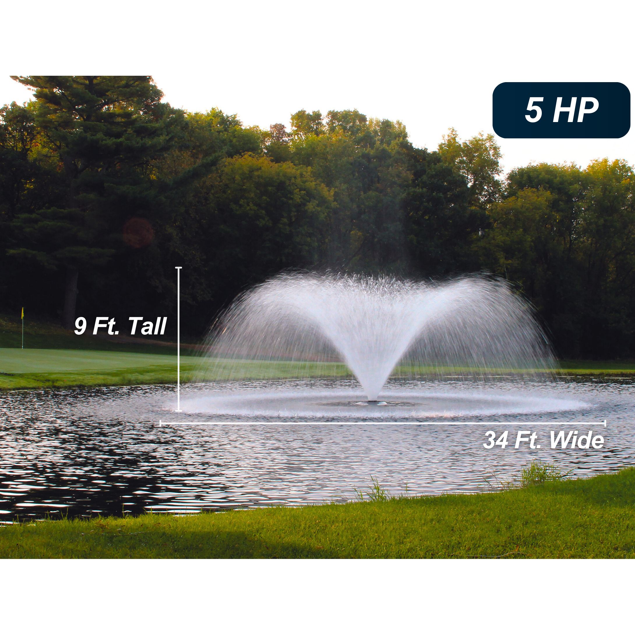 Kasco VFX Series Aerating Pond Fountain