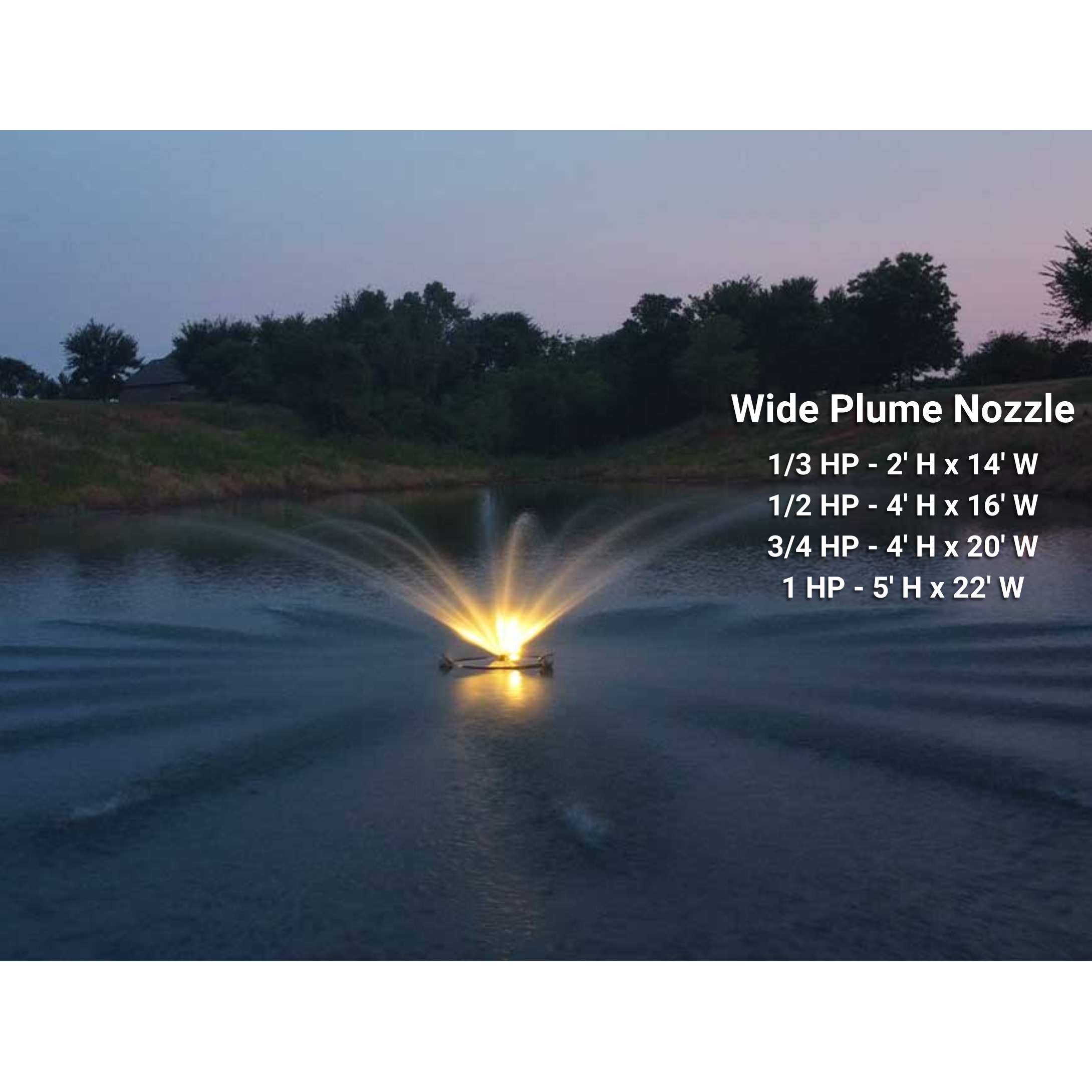 PondSelect Classic Series Pond Fountain