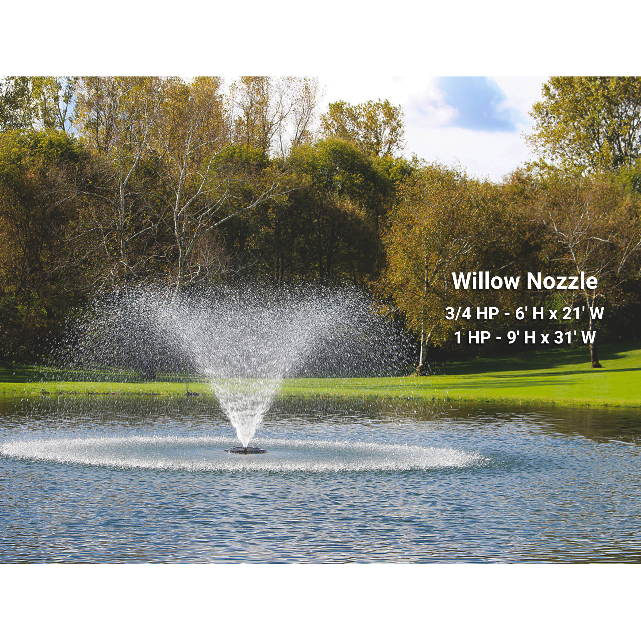 Kasco J Series Pond Fountain