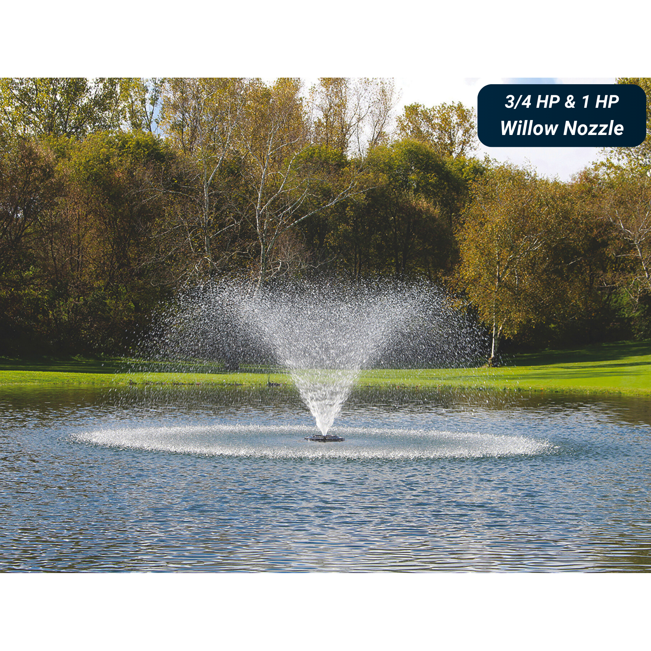 Kasco J Series 5-In-1 Pond Fountain