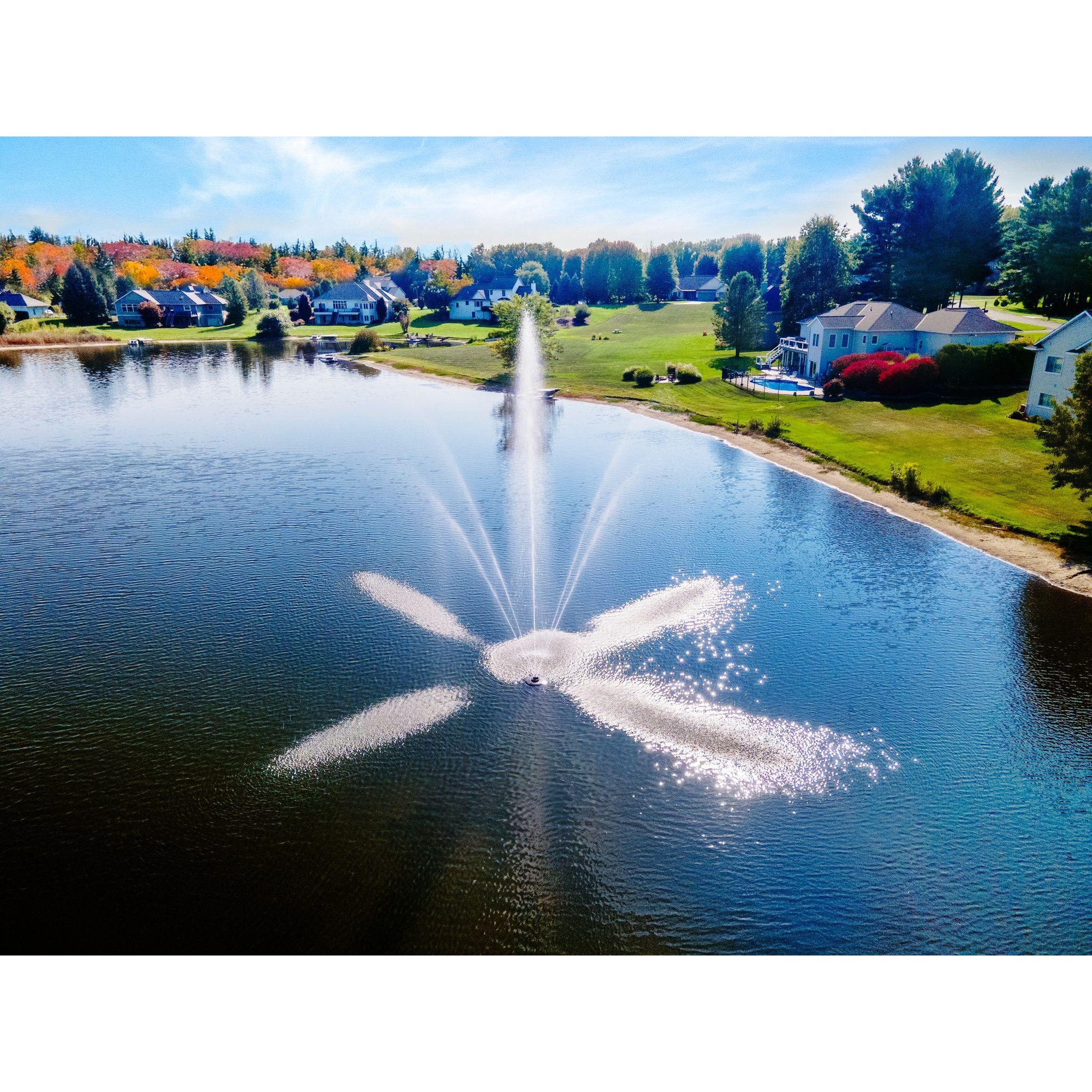 Scott Aerator Clover Pond Fountain