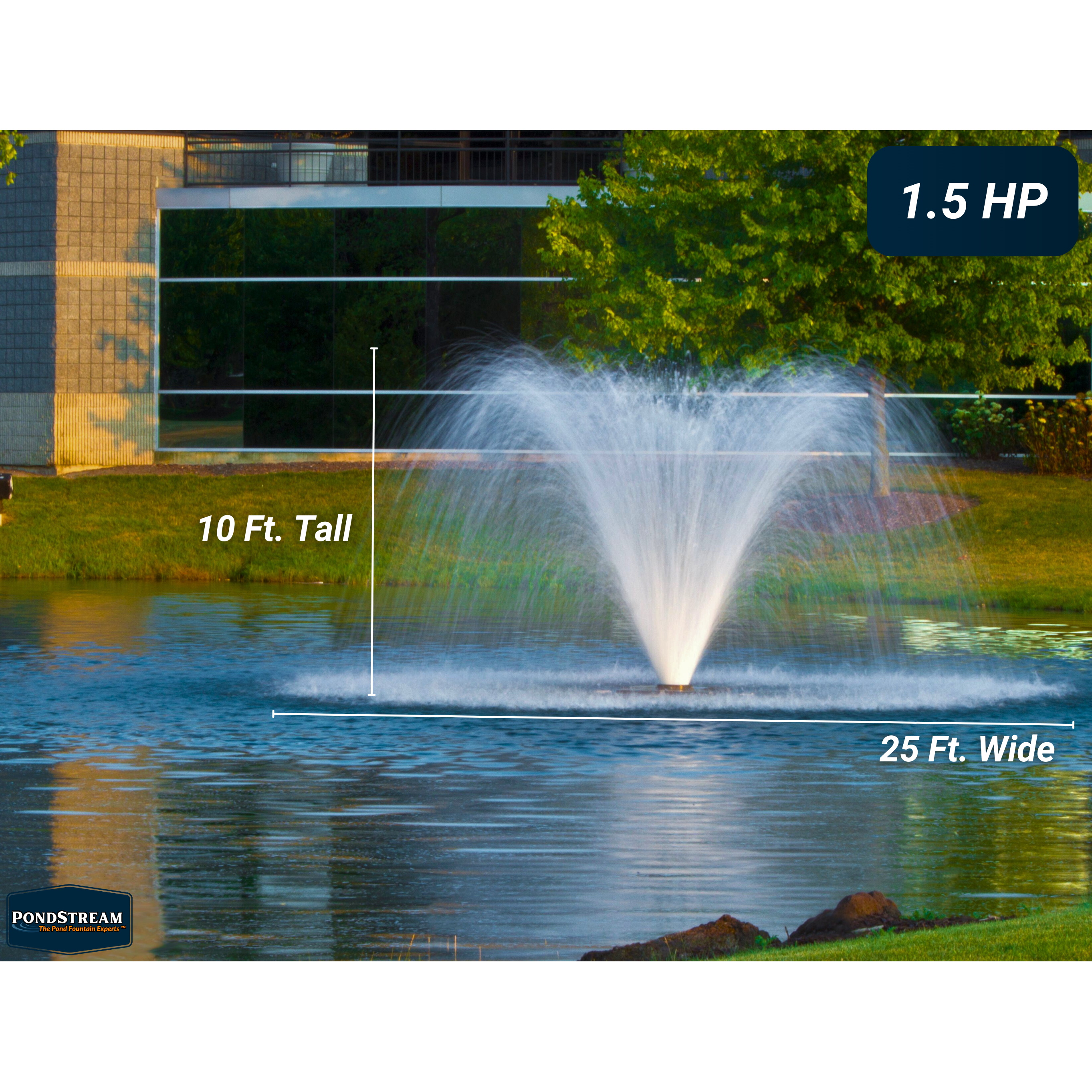 Scott Aerator DA-20 Aerating Pond Fountain