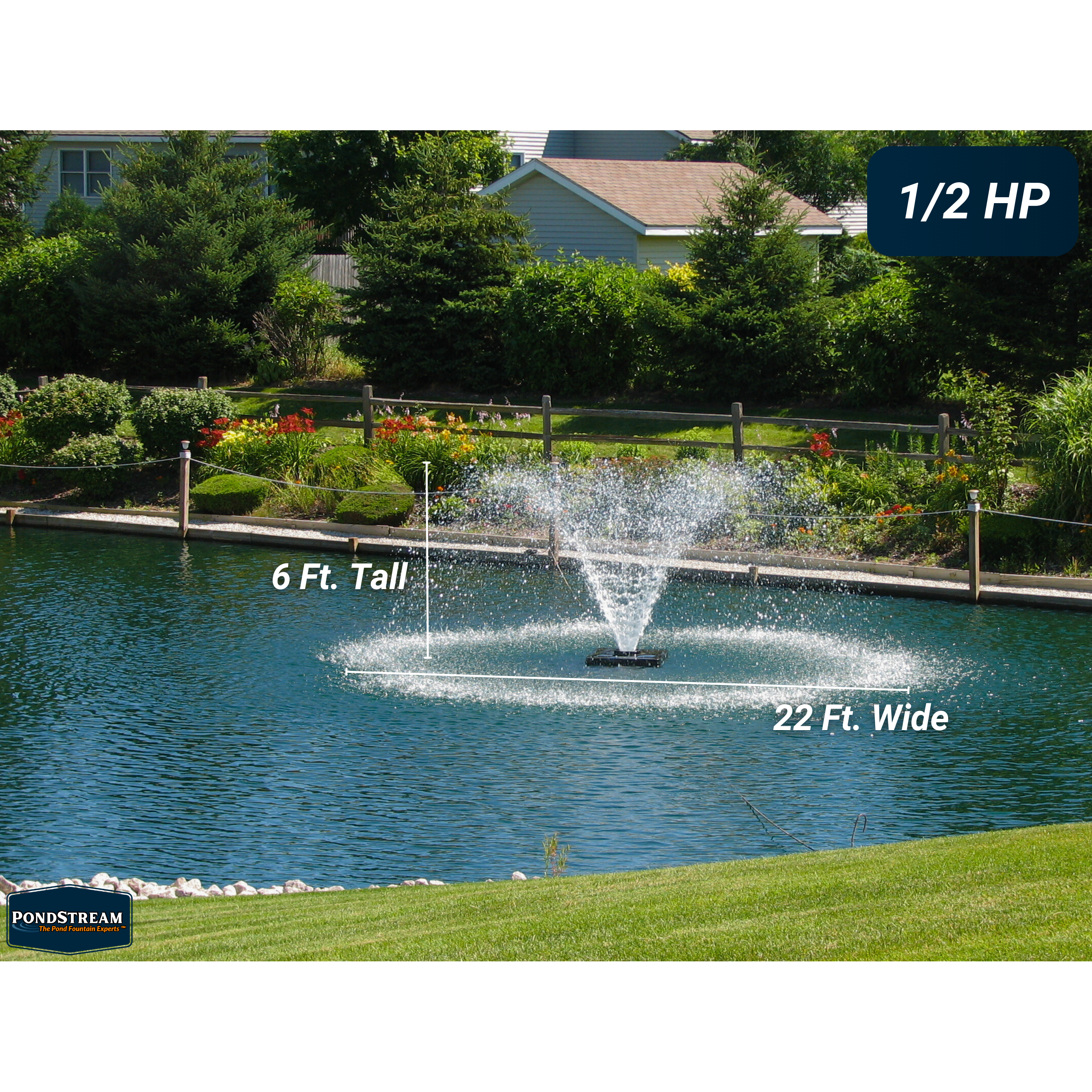 Scott Aerator DA-20 Aerating Pond Fountain