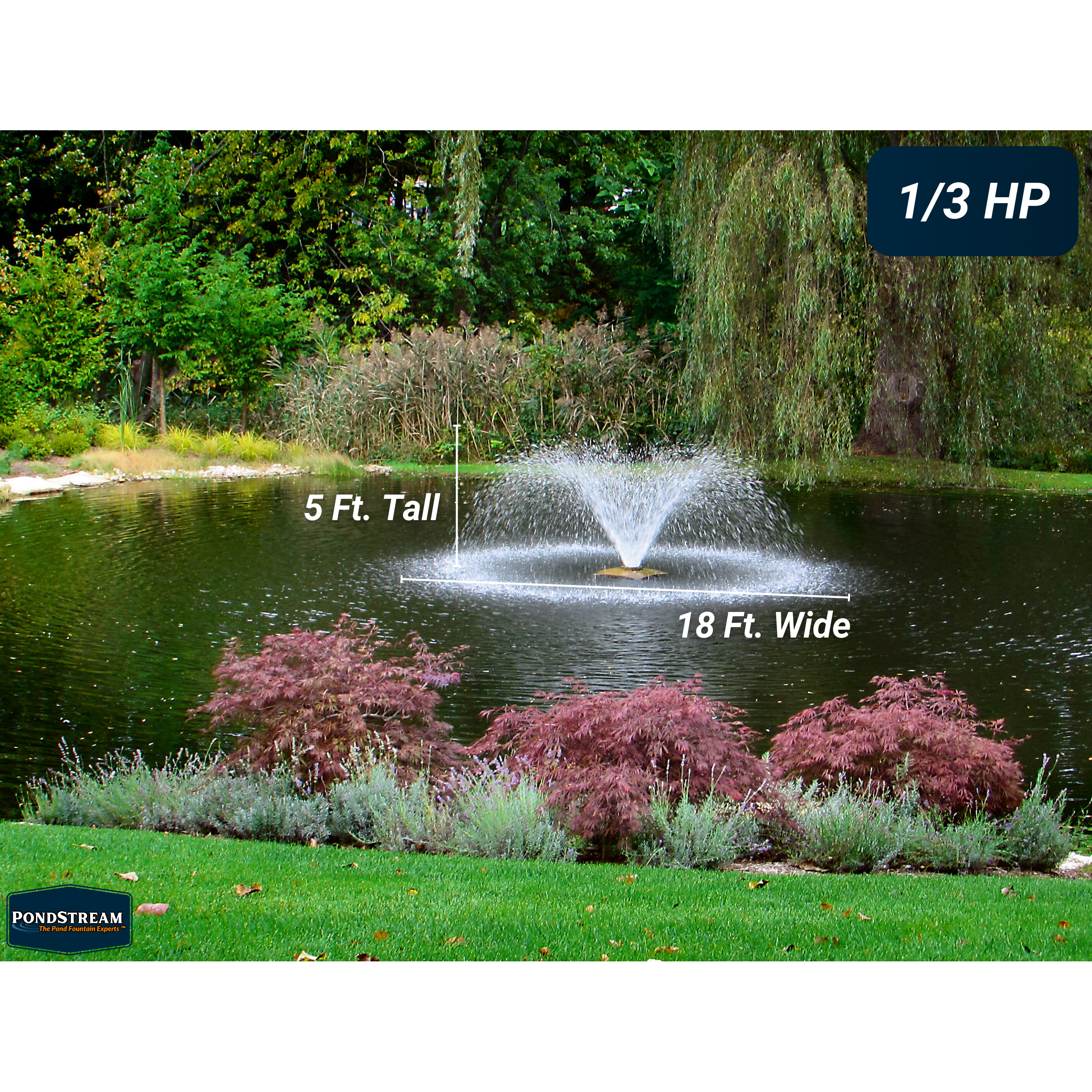 Scott Aerator DA-20 Aerating Pond Fountain