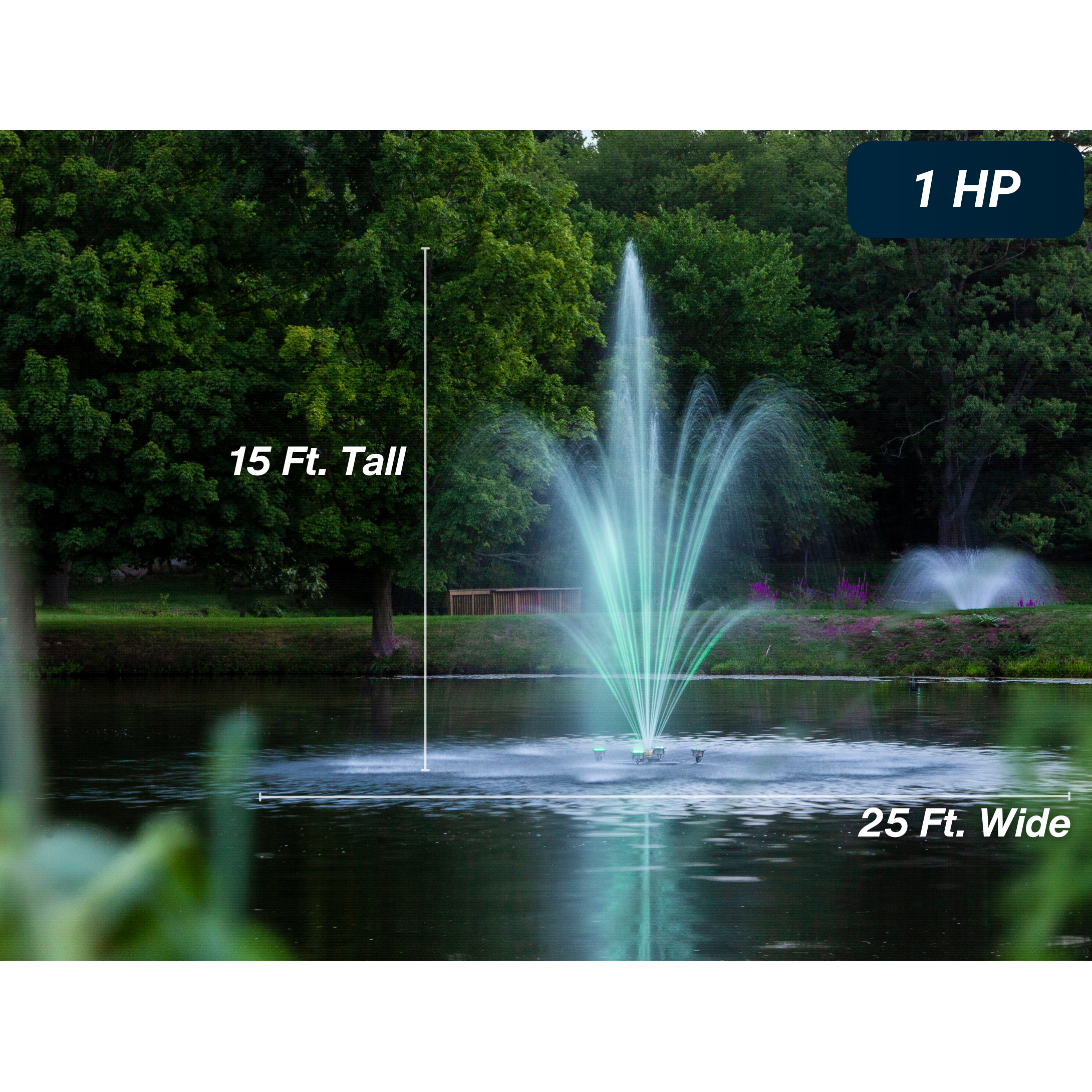 Scott Aerator Amherst Pond Fountain