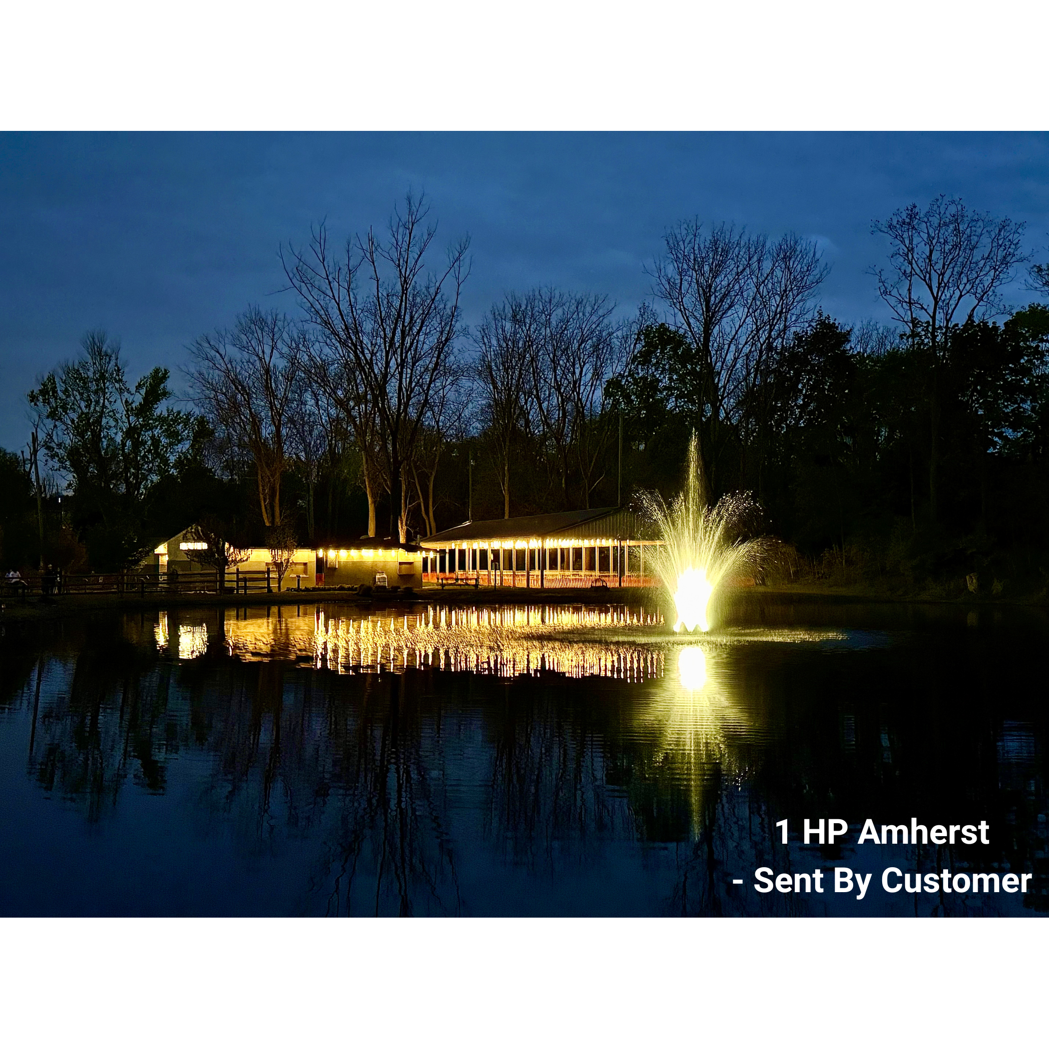 Scott Aerator Amherst Pond Fountain 1 HP Image