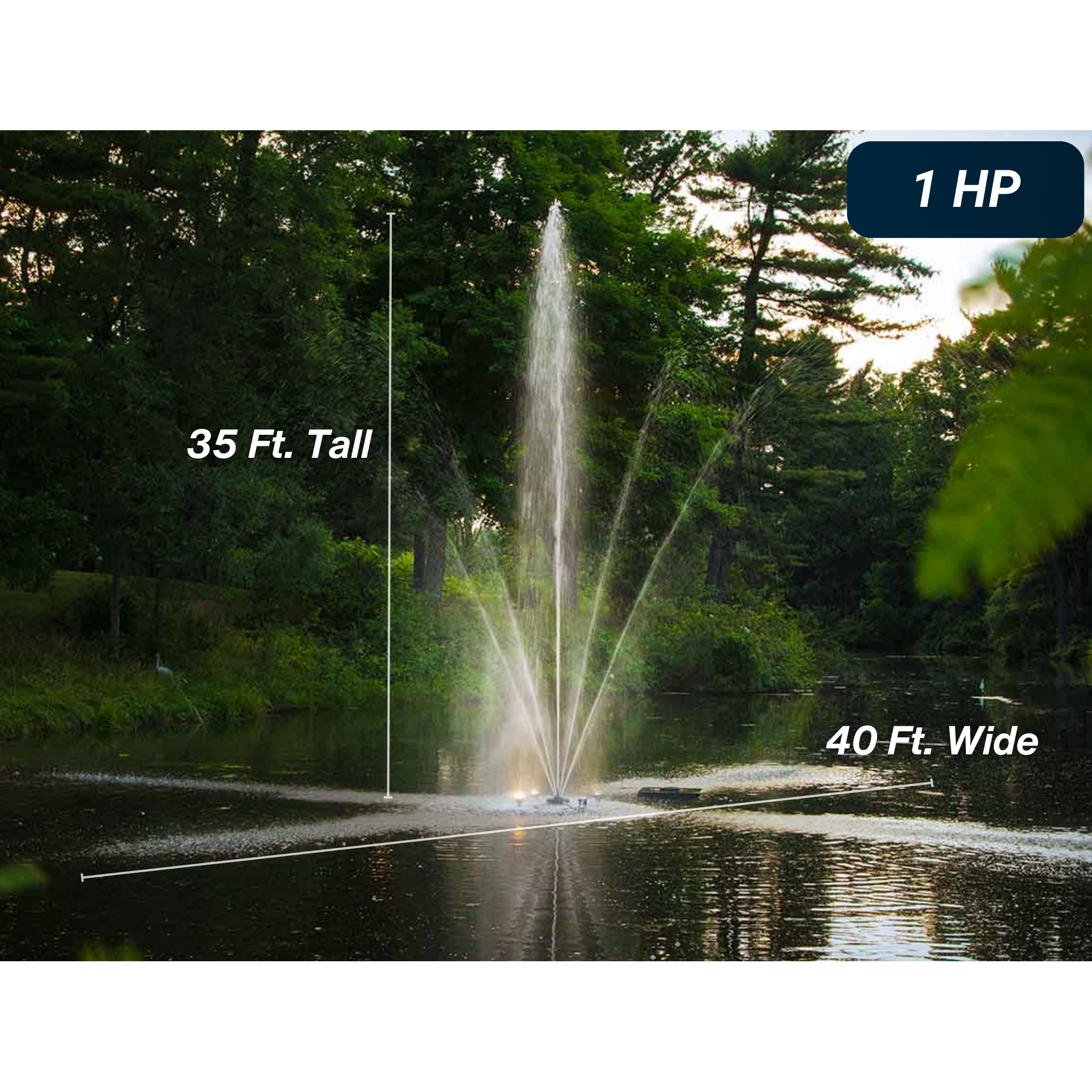Scott Aerator Clover Pond Fountain