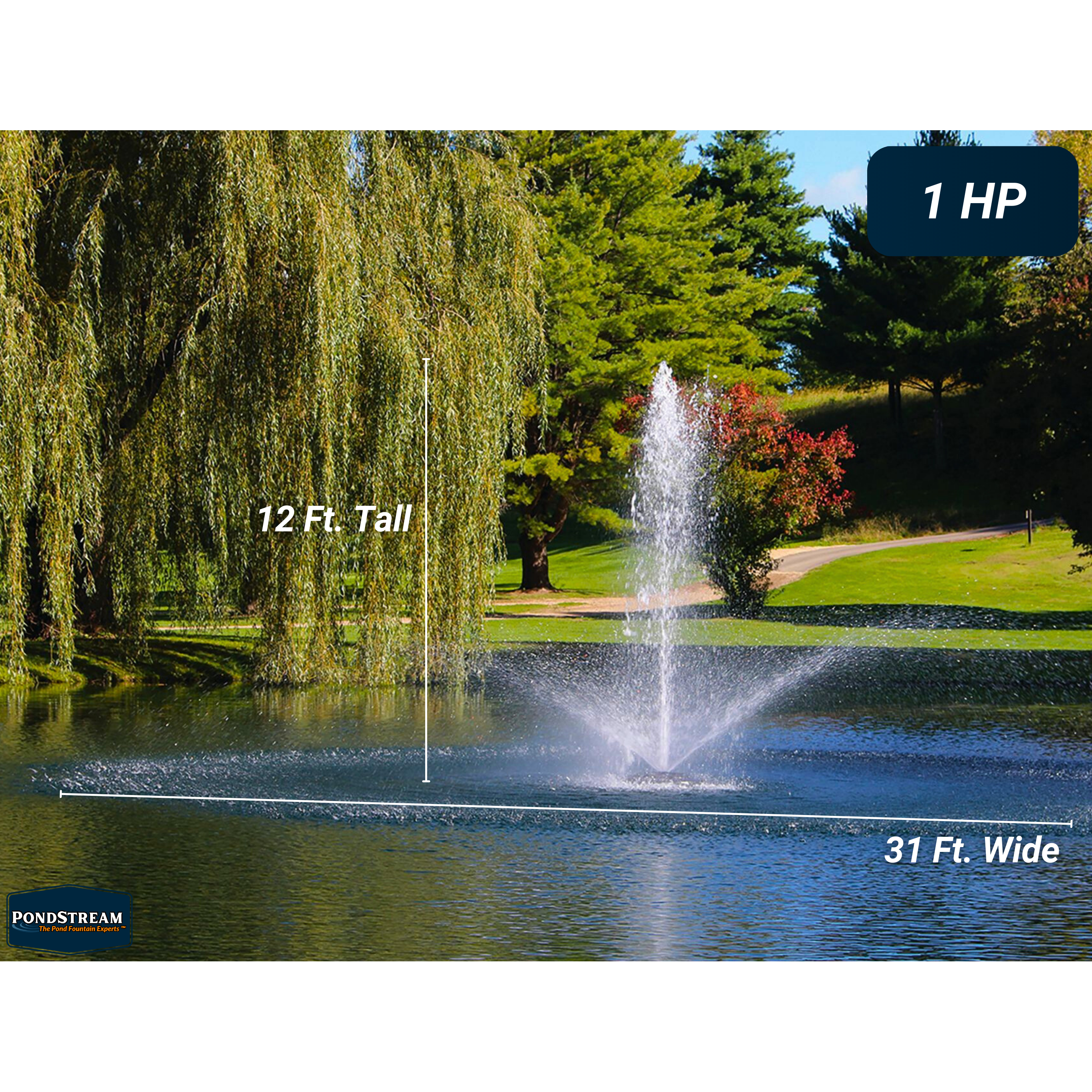 Kasco J Series Residential Pond Fountain