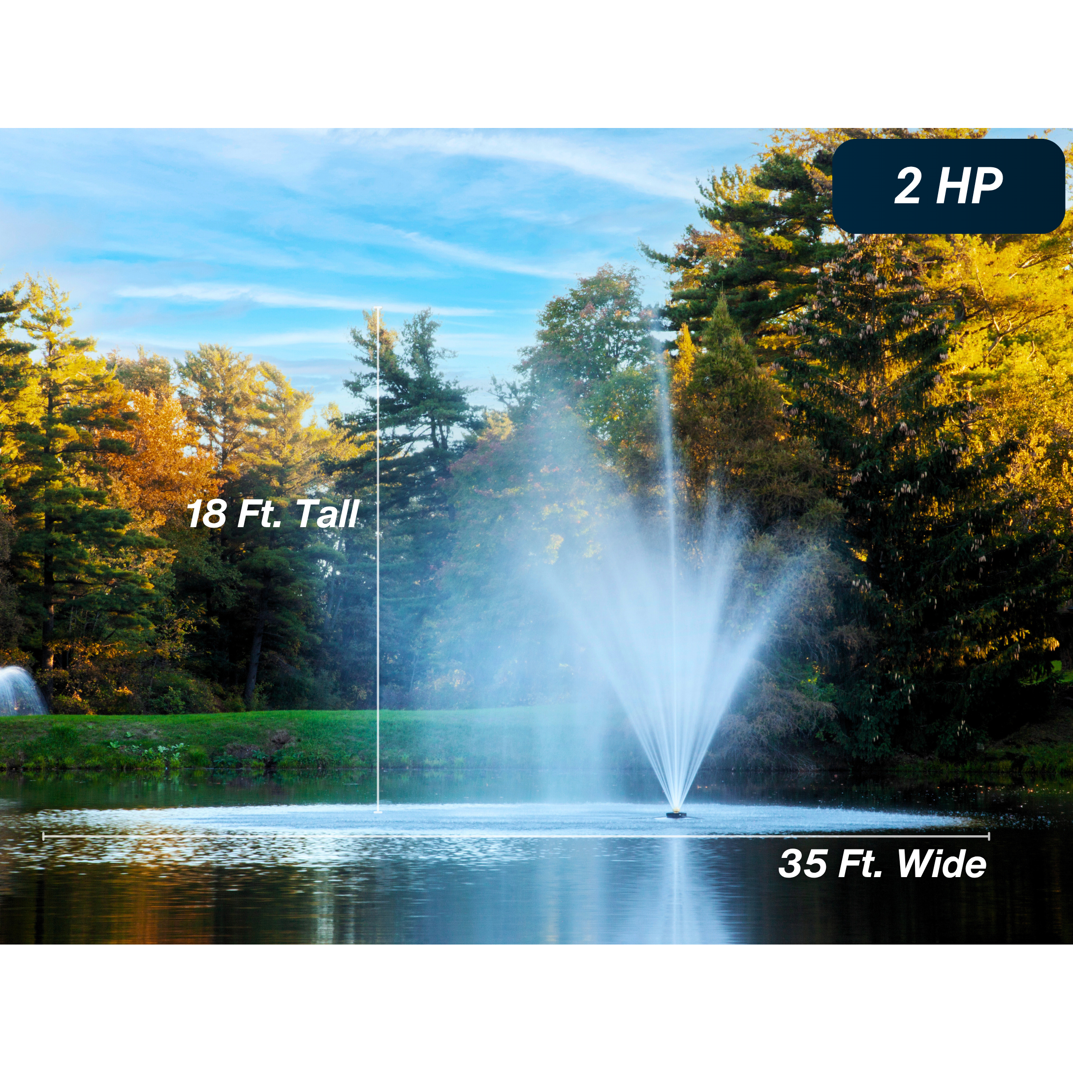 Scott Aerator Amherst Pond Fountain
