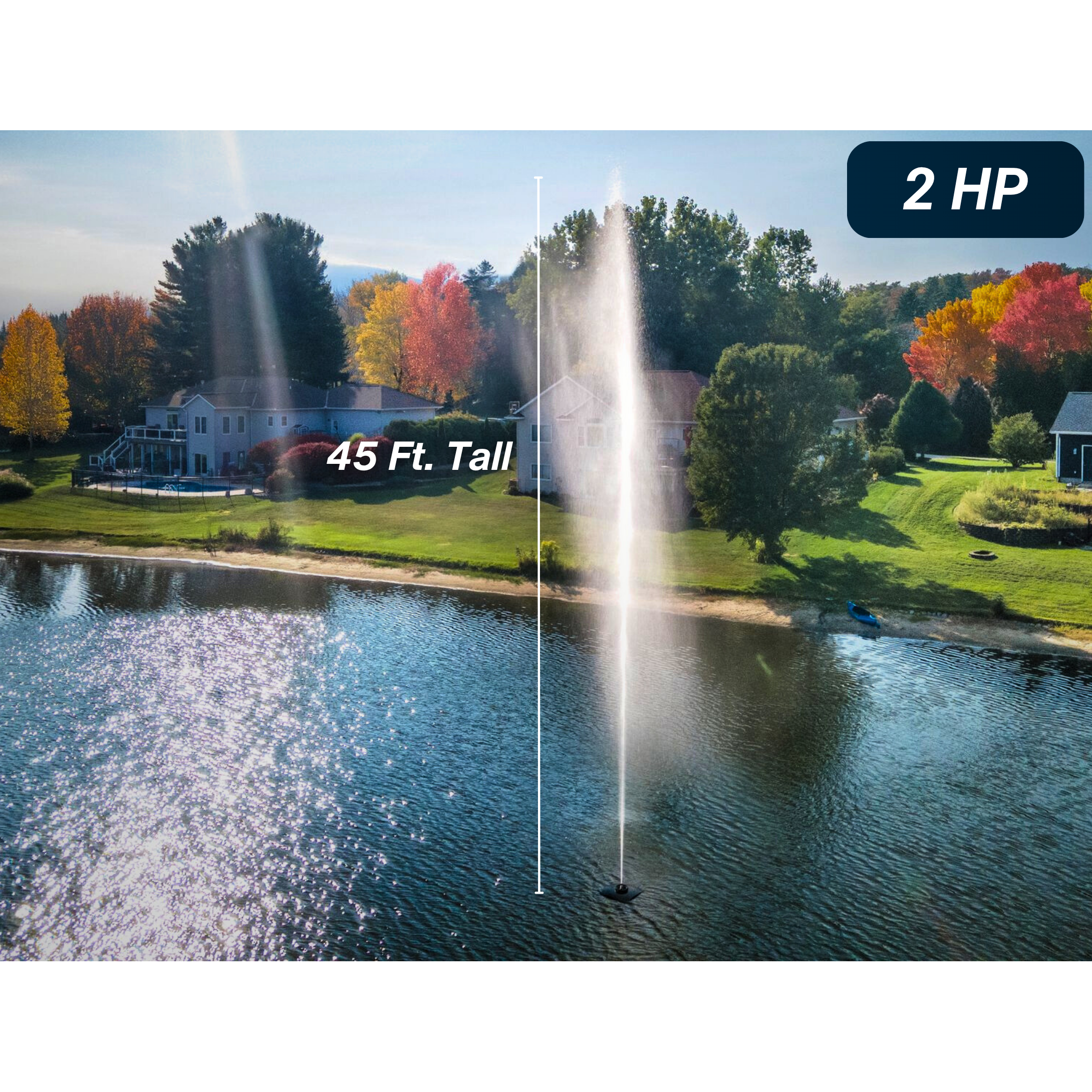 Scott Aerator Gusher Pond Fountain