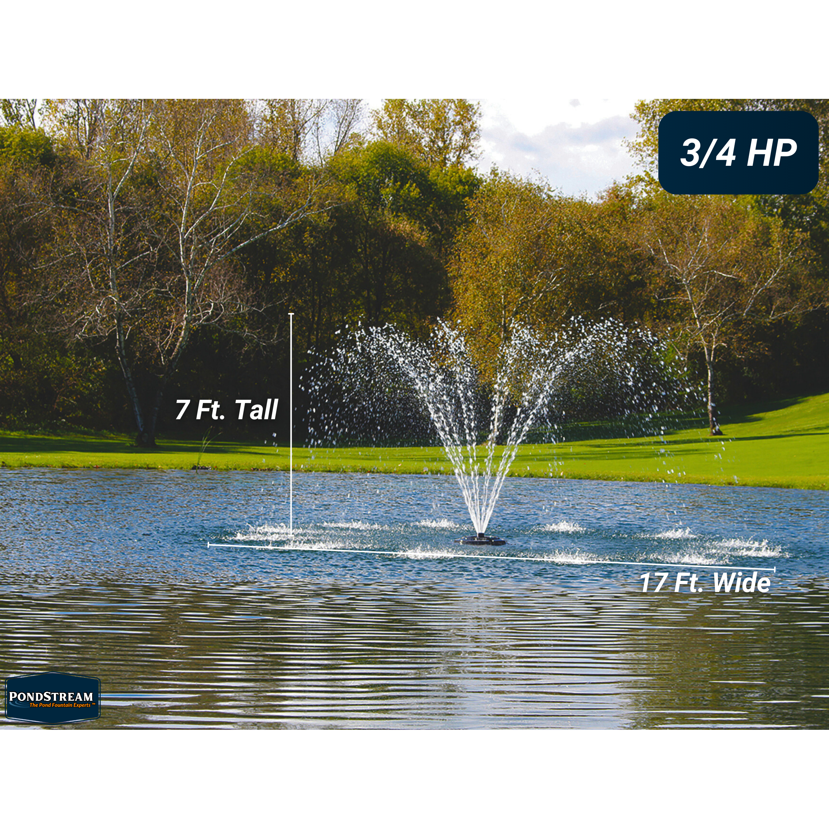 Kasco J Series Residential Pond Fountain