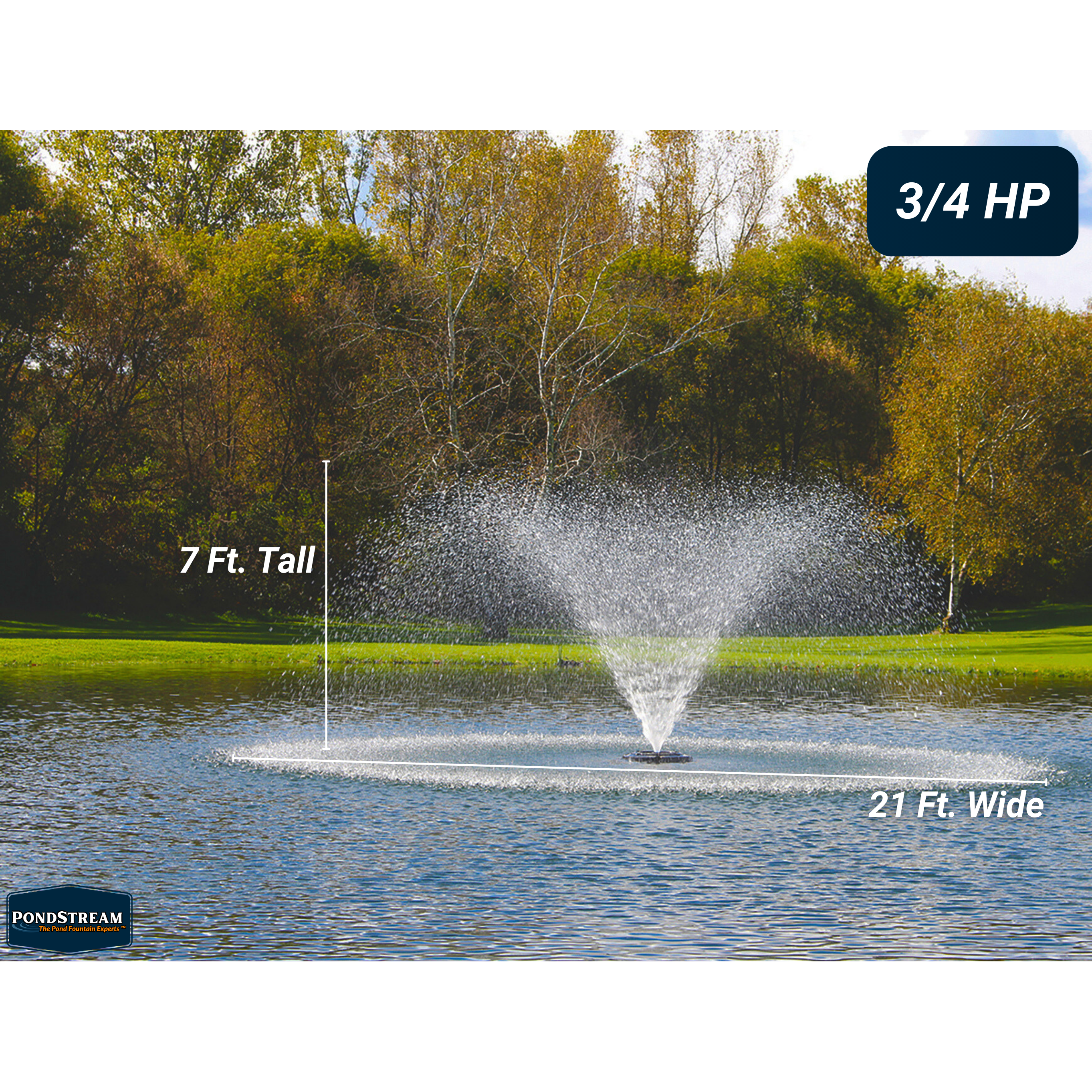 Kasco J Series Residential Pond Fountain