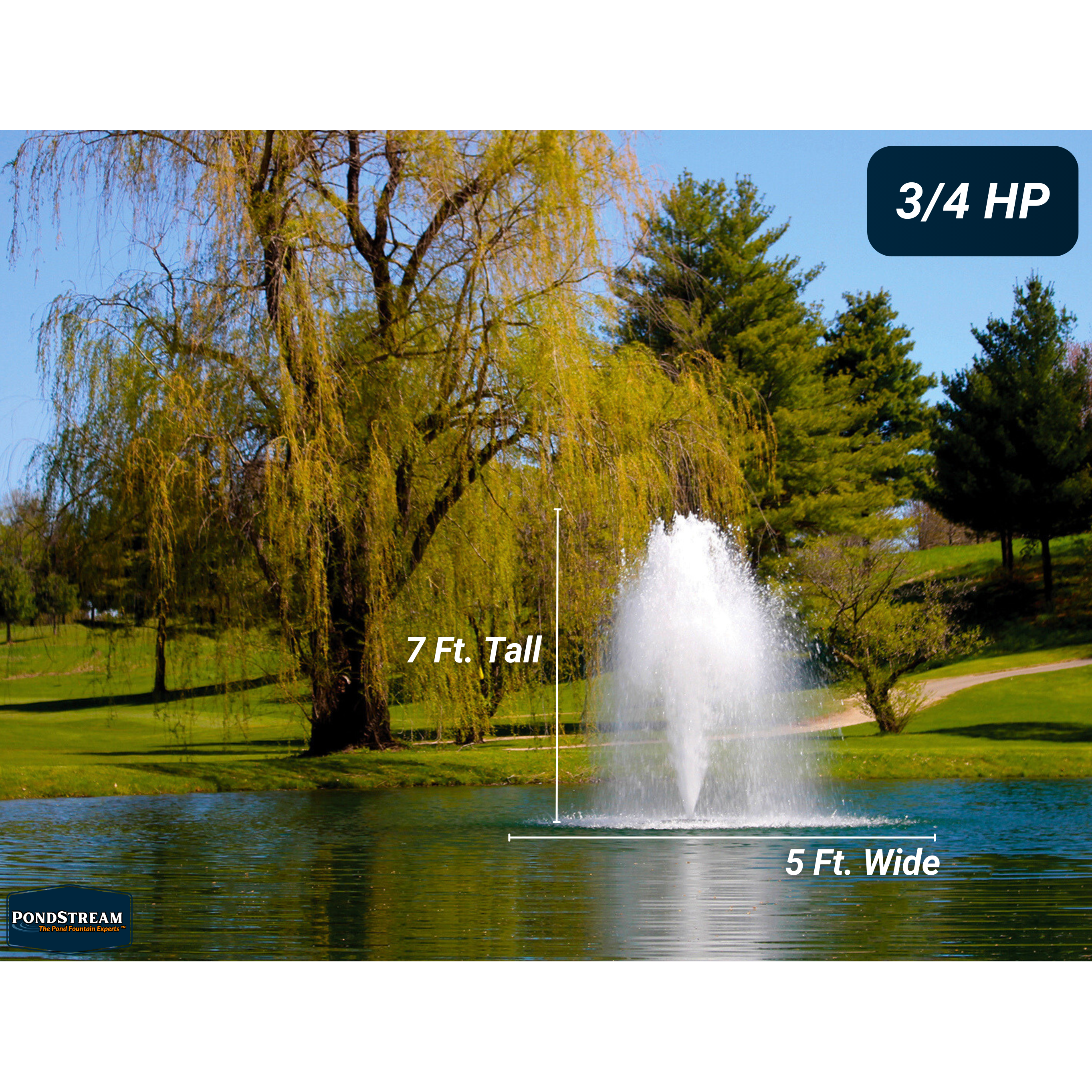 Kasco J Series Residential Pond Fountain