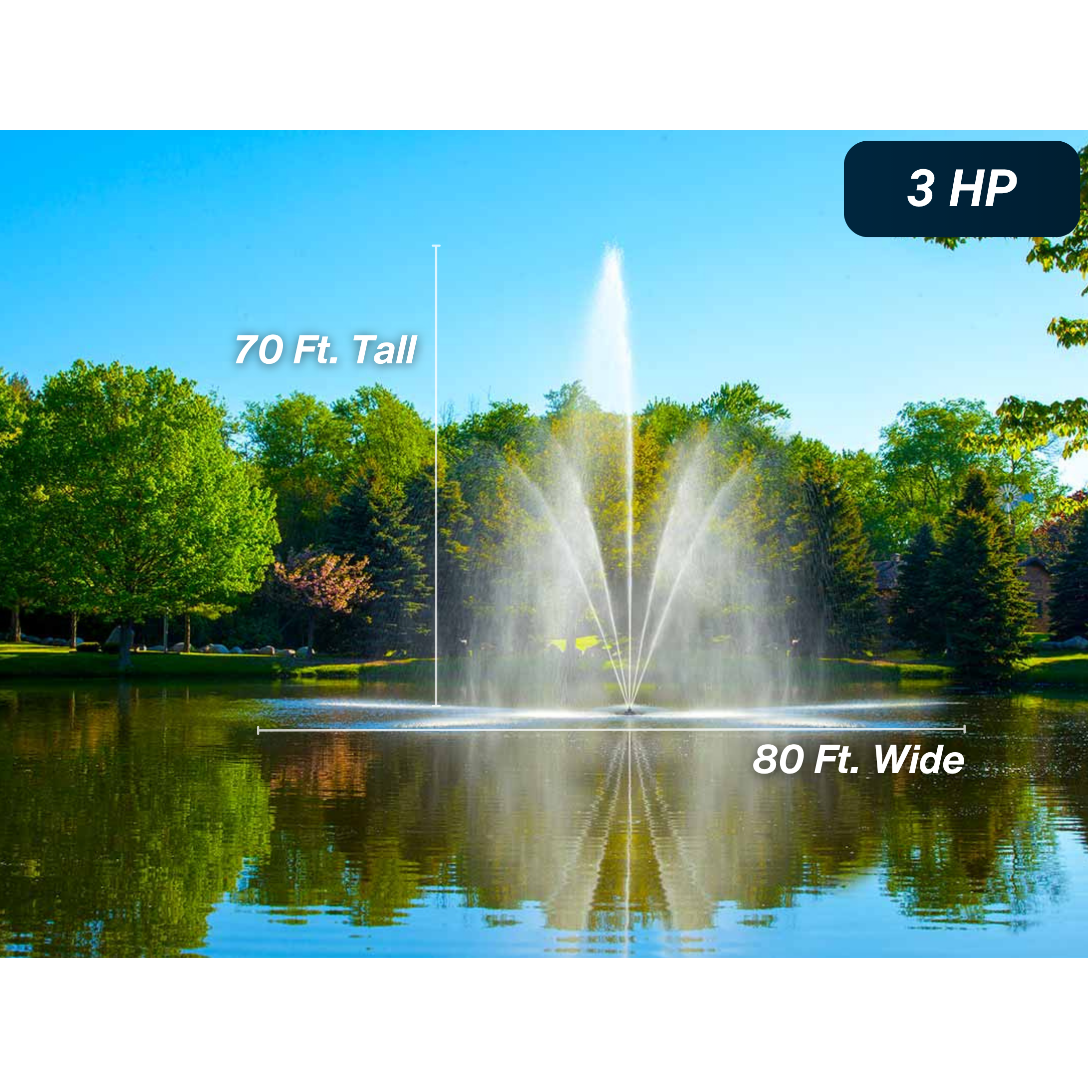 Scott Aerator Clover Pond Fountain