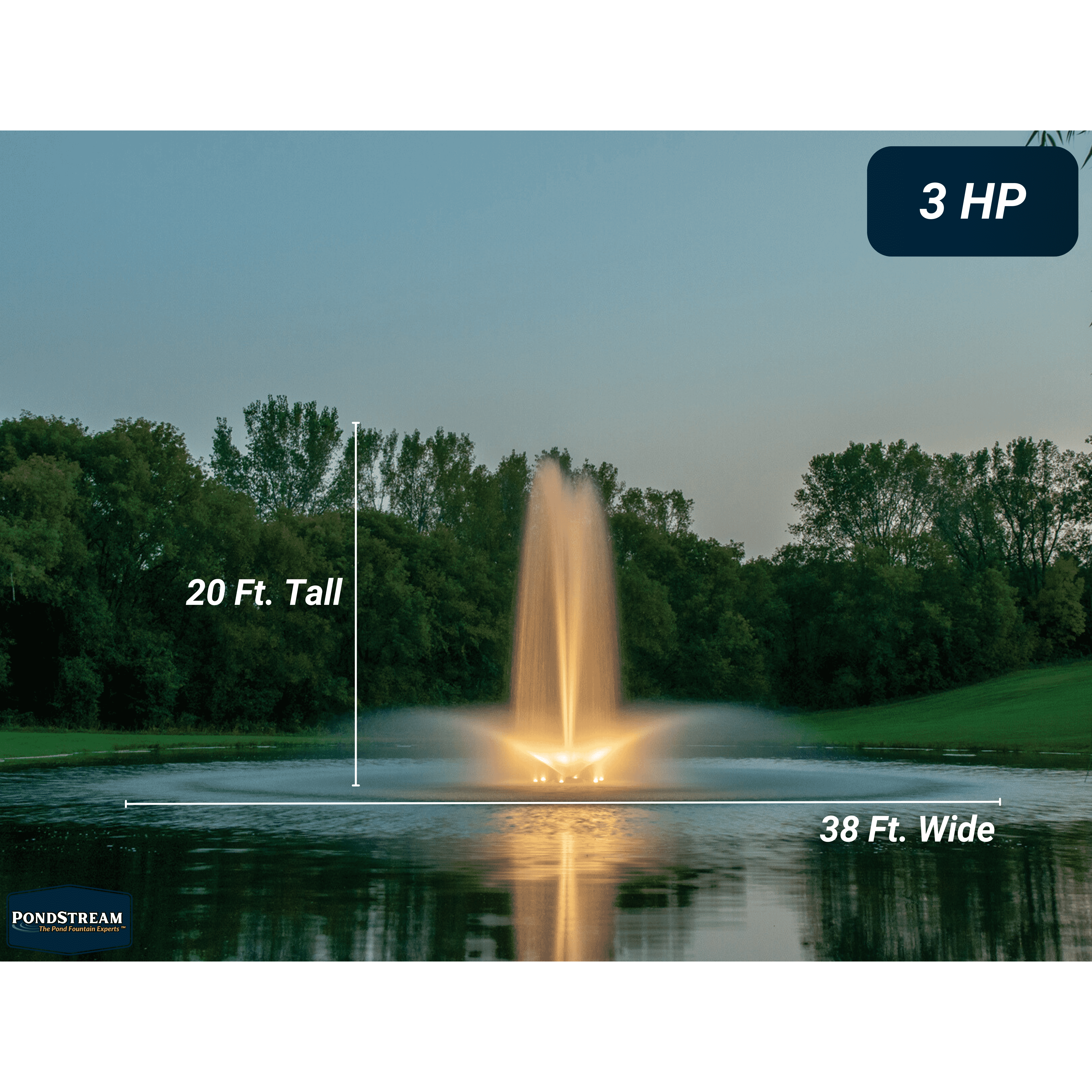 Kasco J Series Commercial Pond Fountain