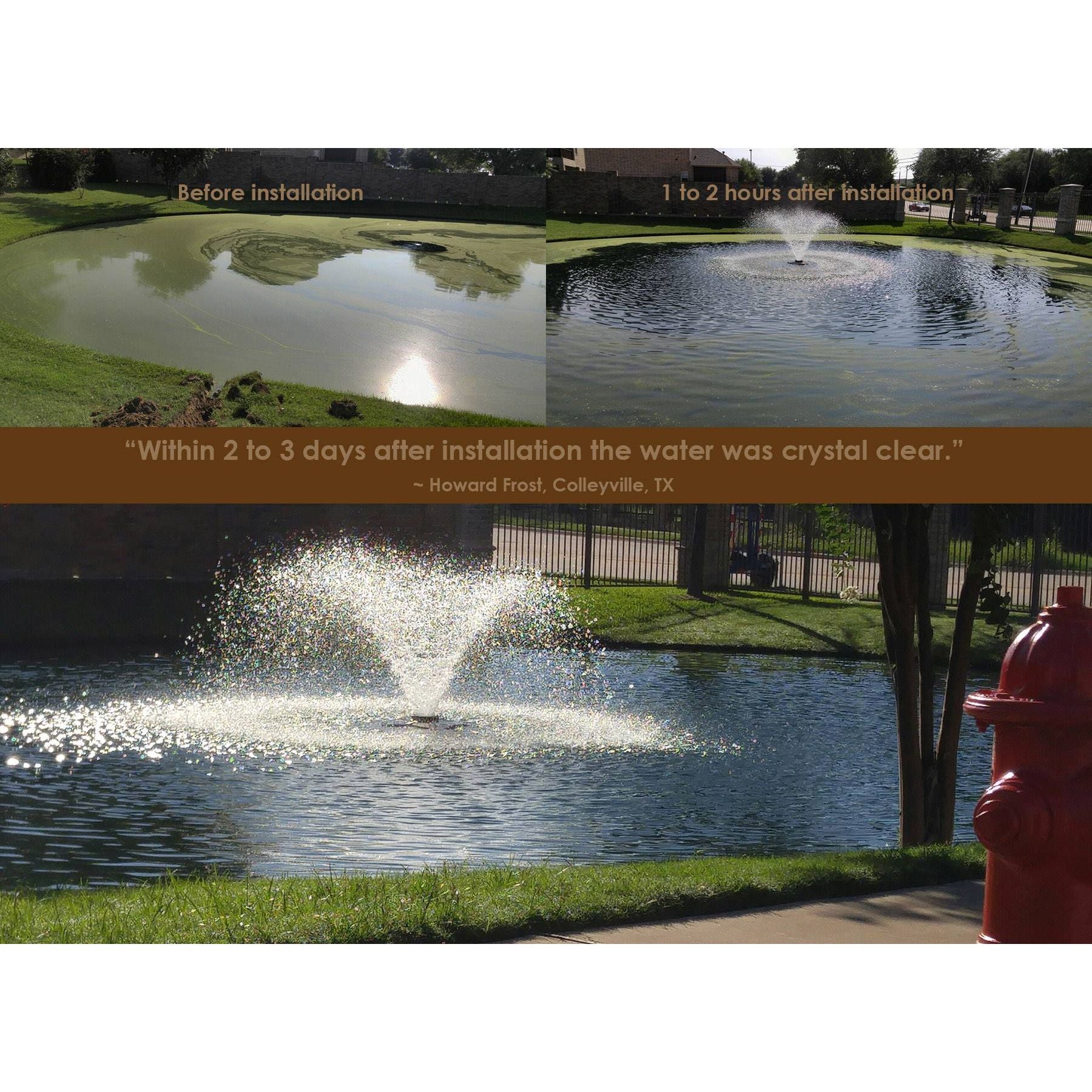 Scott Aerator DA-20 Aerating Pond Fountain