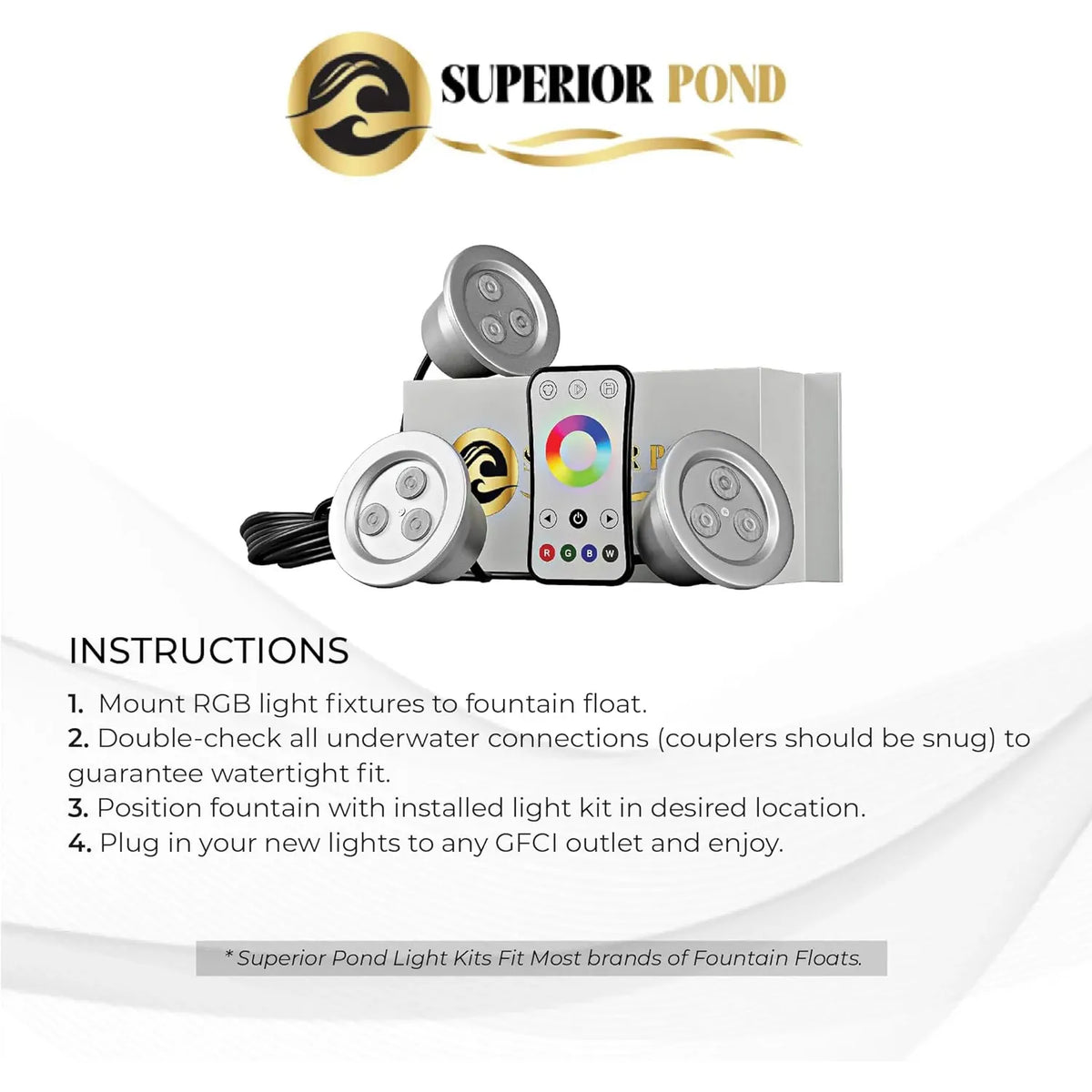 Superior Pond Color Changing Light Kit
