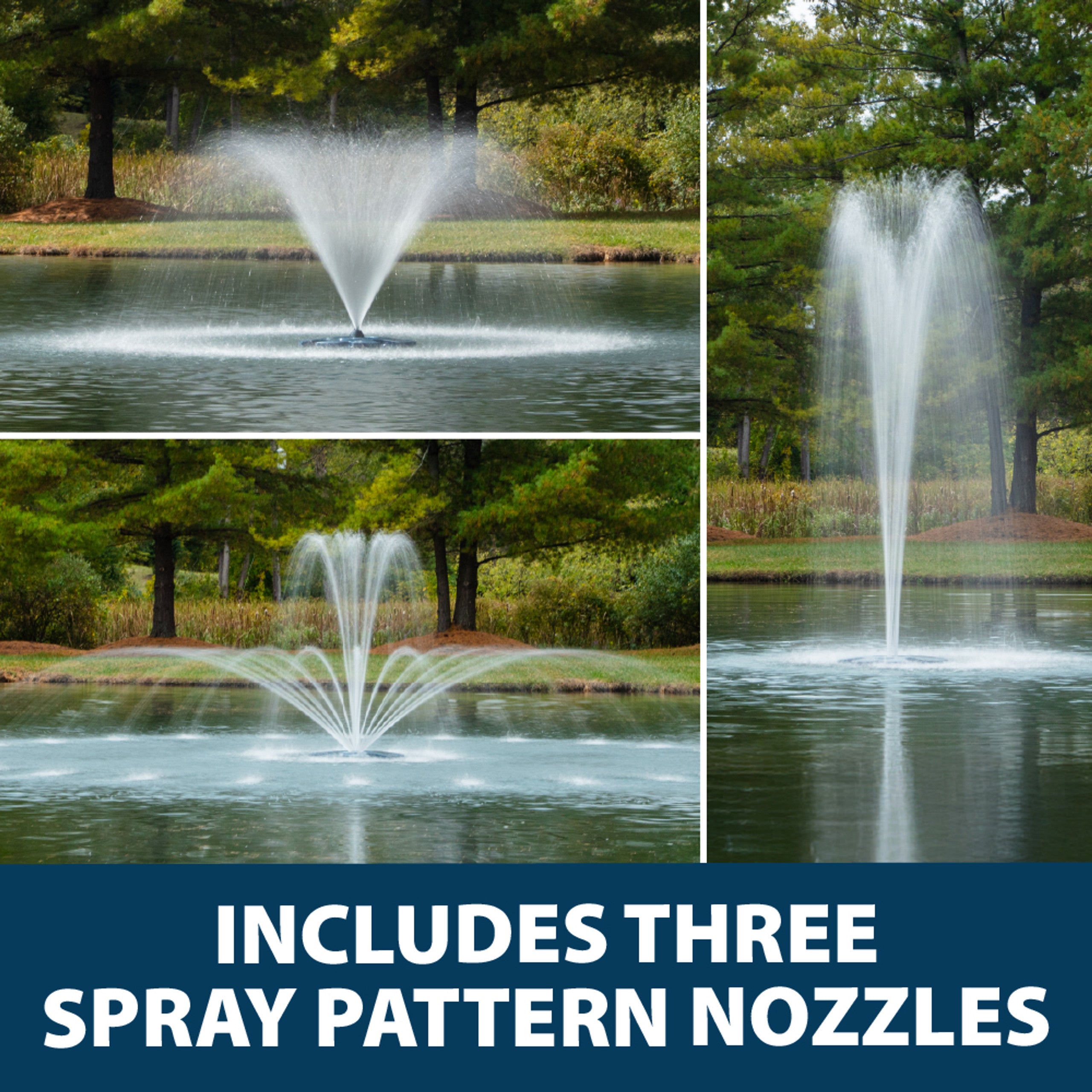 Airmax EcoSeries 3-In-1 Pond Fountain