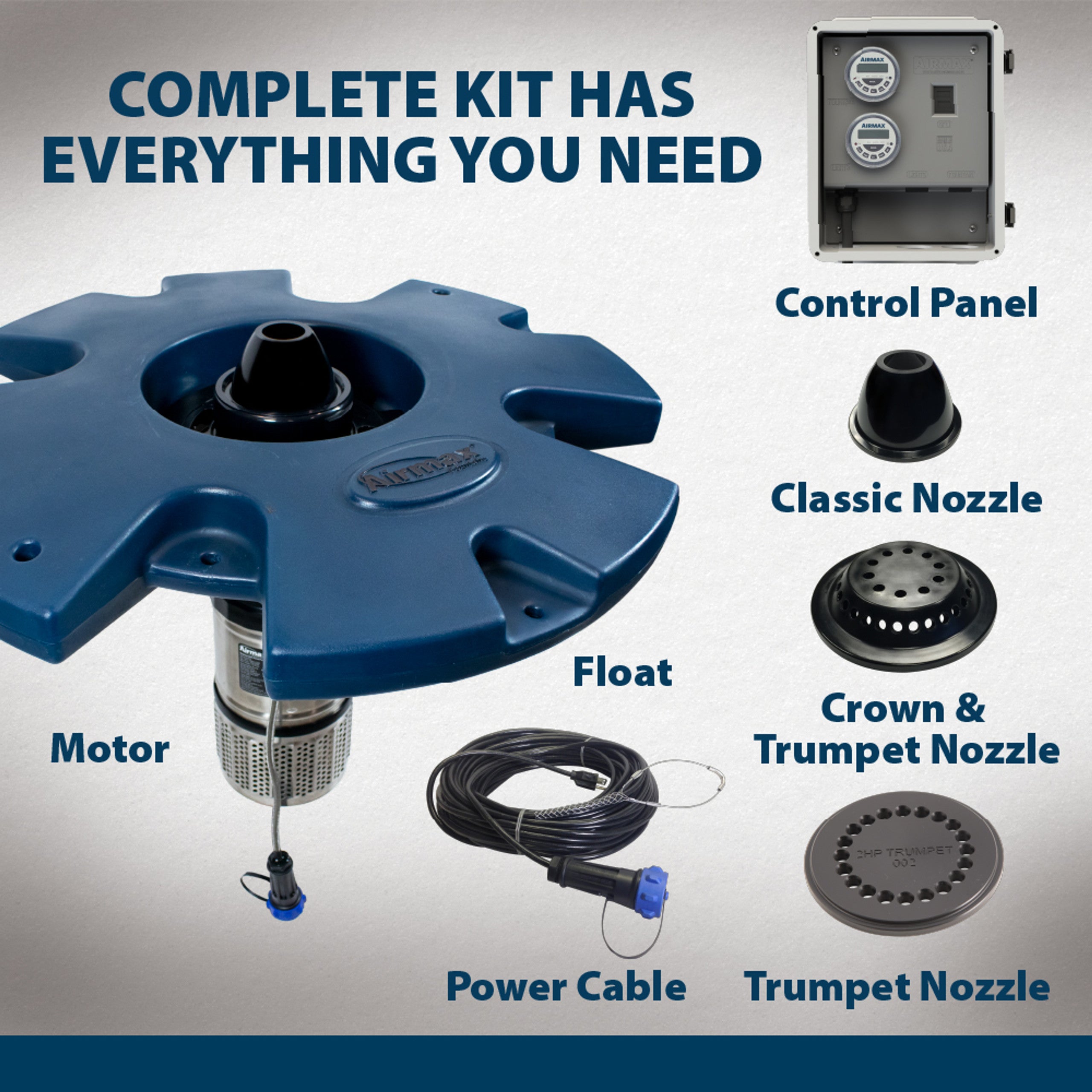 Airmax EcoSeries 3-In-1 Pond Fountain