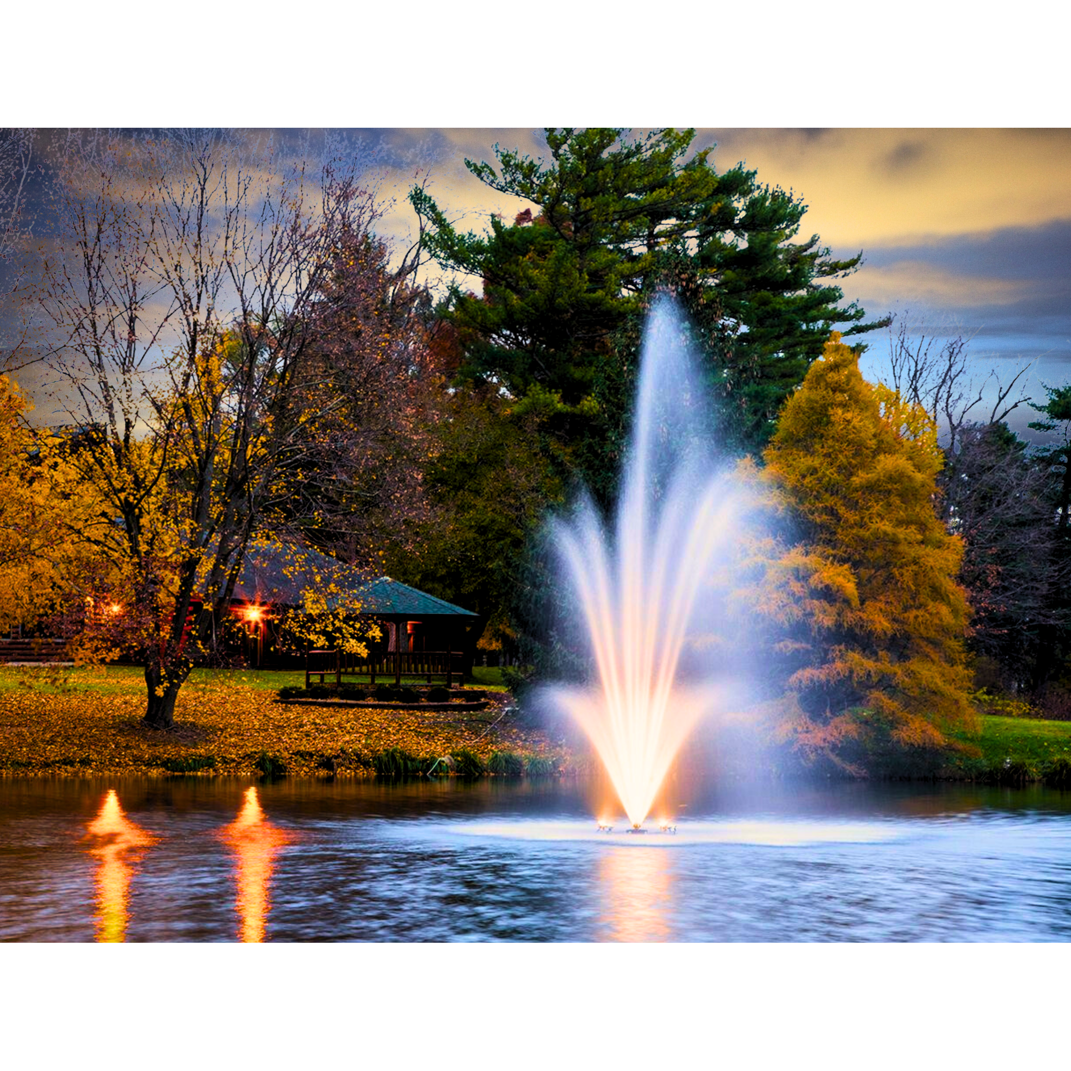 Scott Aerator Amherst Pond Fountain