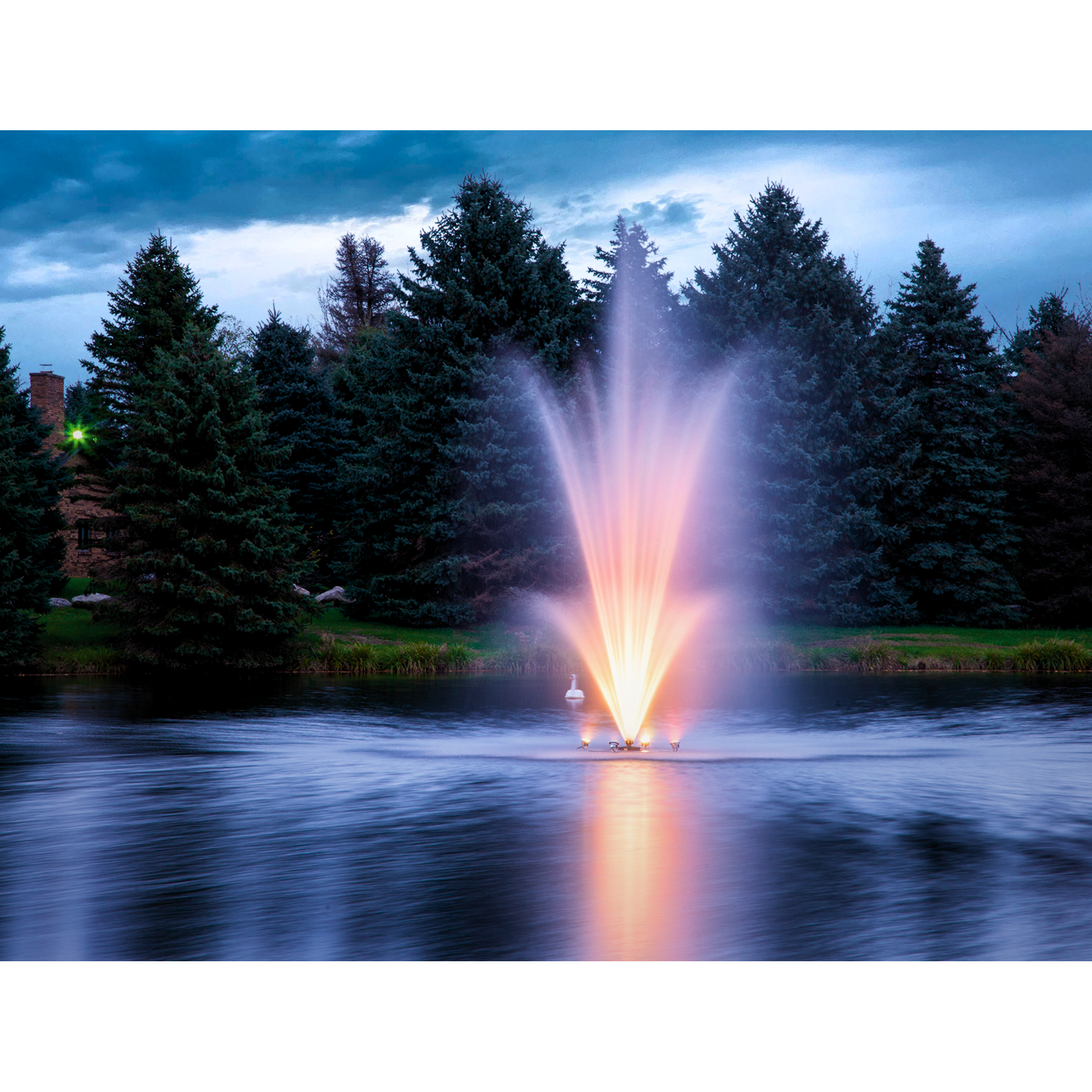 Scott Aerator Amherst Pond Fountain