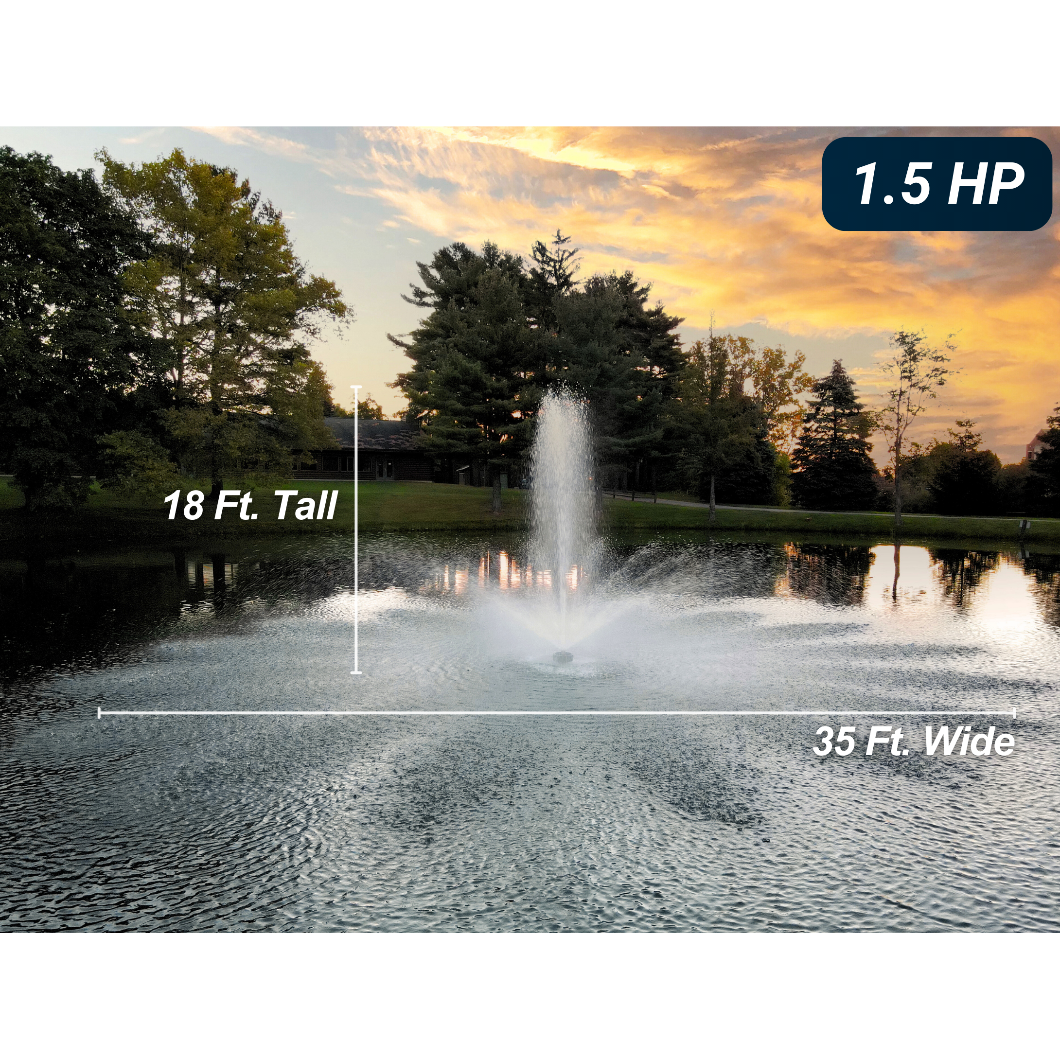 Scott Aerator Baystone Pond Fountain