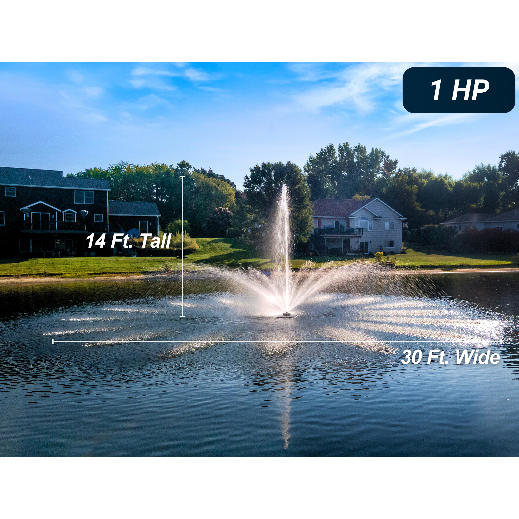 Scott Aerator Baystone Pond Fountain