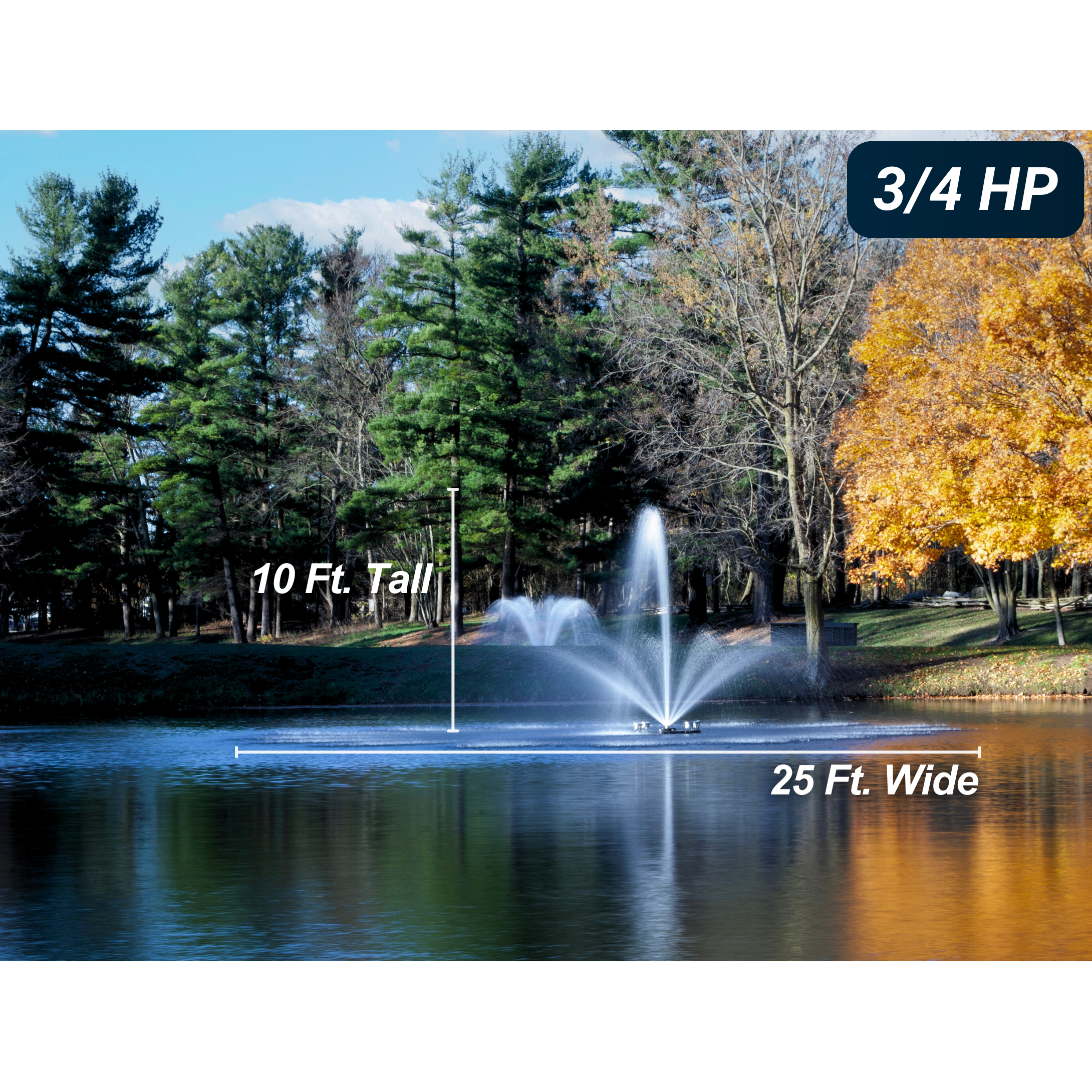 Scott Aerator Baystone Pond Fountain