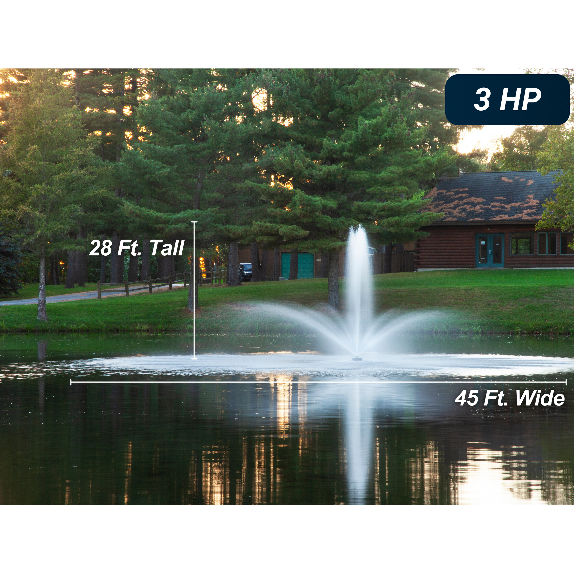 Scott Aerator Baystone Pond Fountain