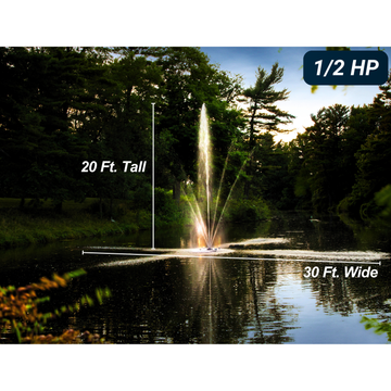 Scott Aerator Clover Pond Fountain