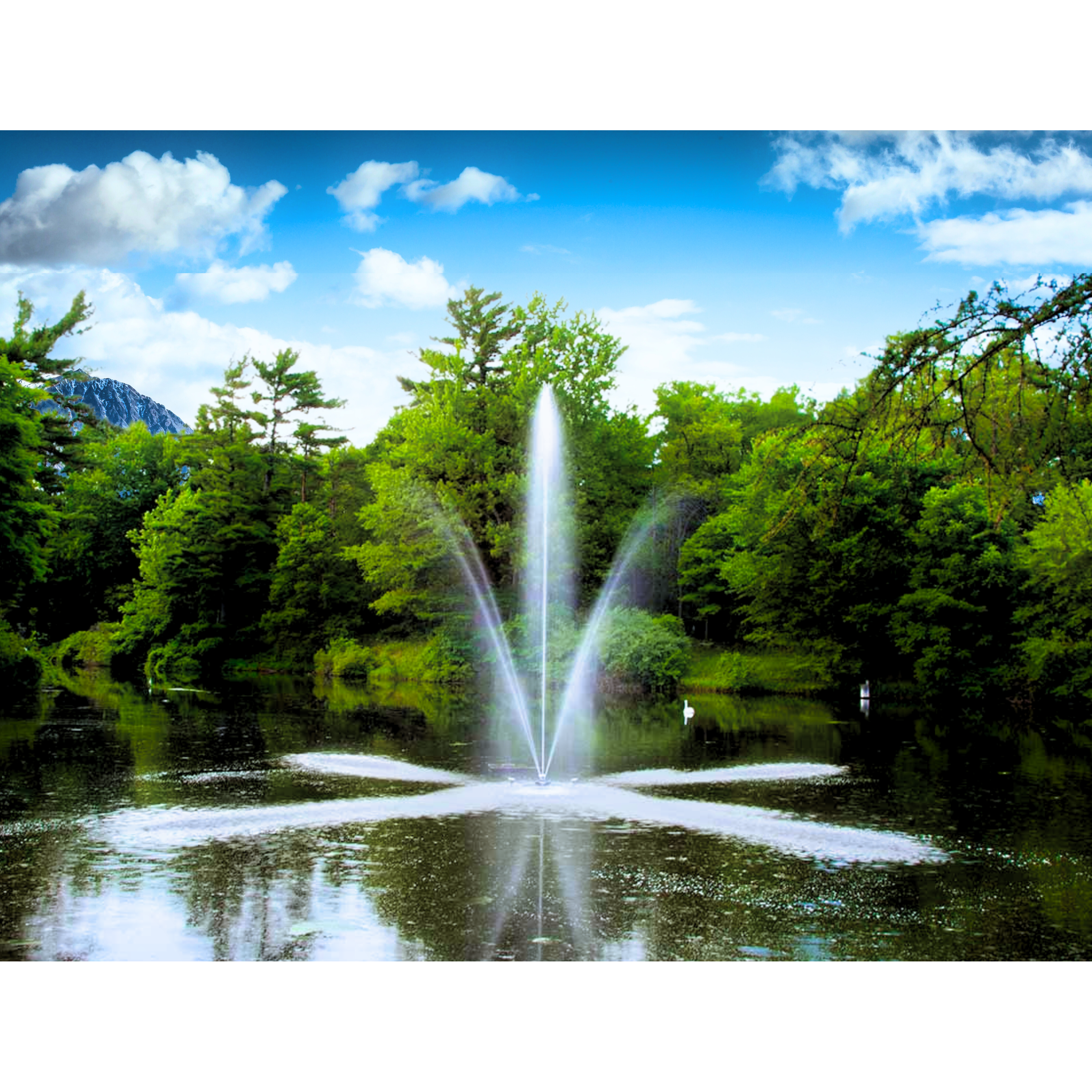 Scott Aerator Clover Pond Fountain