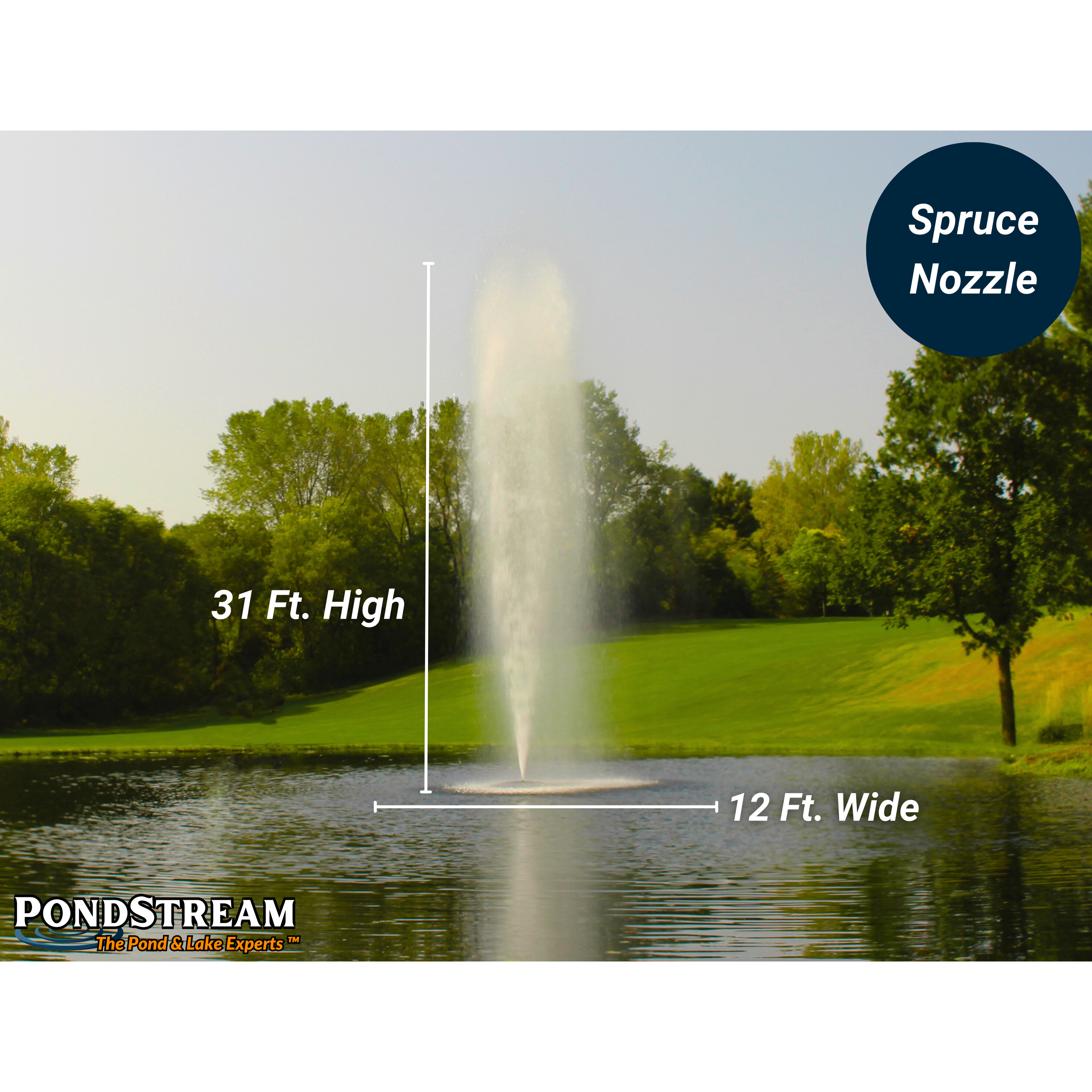Kasco J Series Pond Fountain - 5 HP / 240V