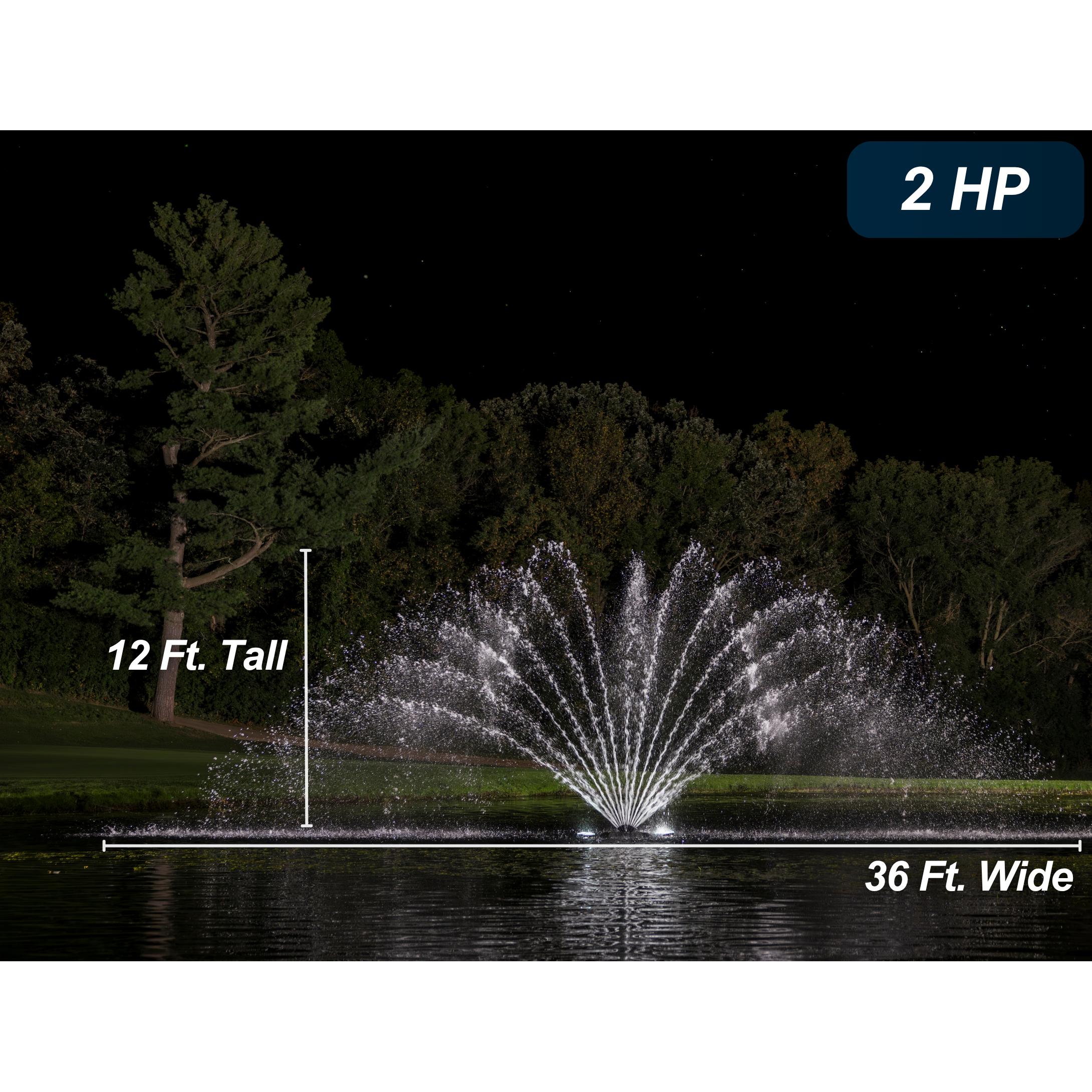 Kasco Fern Pond Fountain