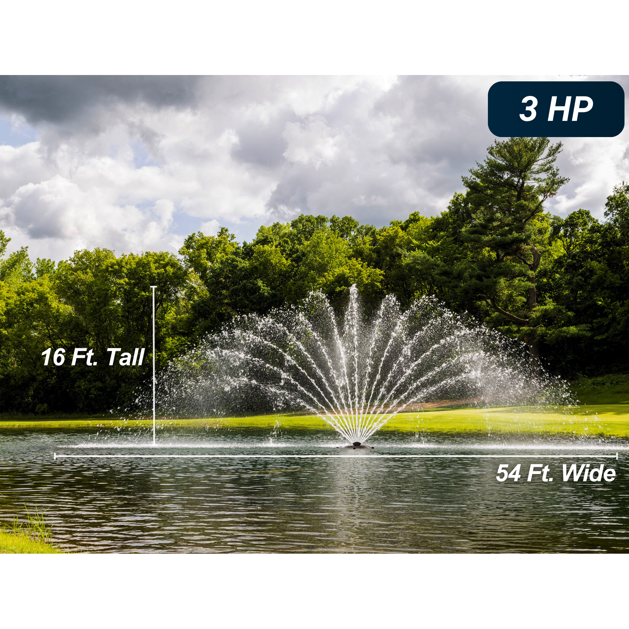 Kasco Fern Pond Fountain