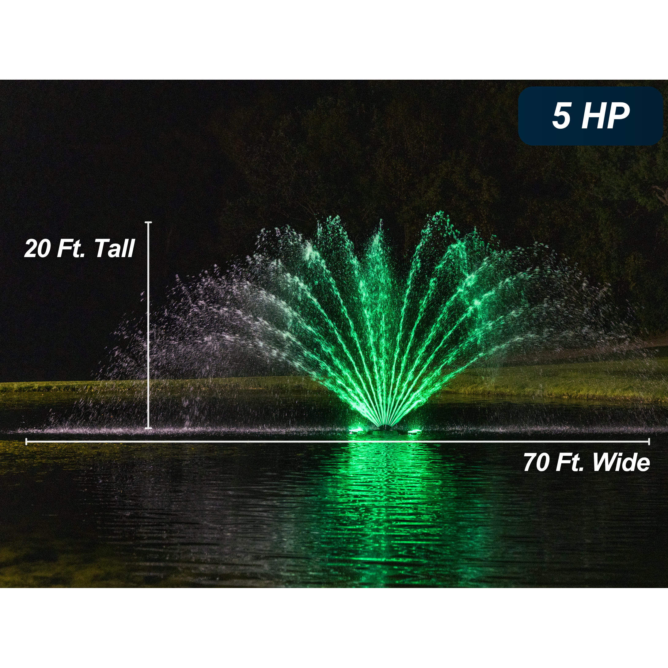 Kasco Fern Pond Fountain