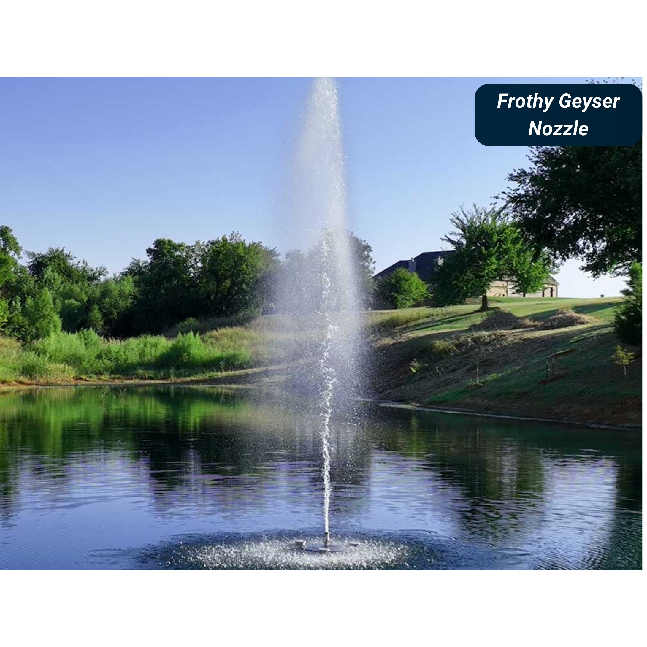 PondSelect Pro Series 5-In-1 Pond Fountain