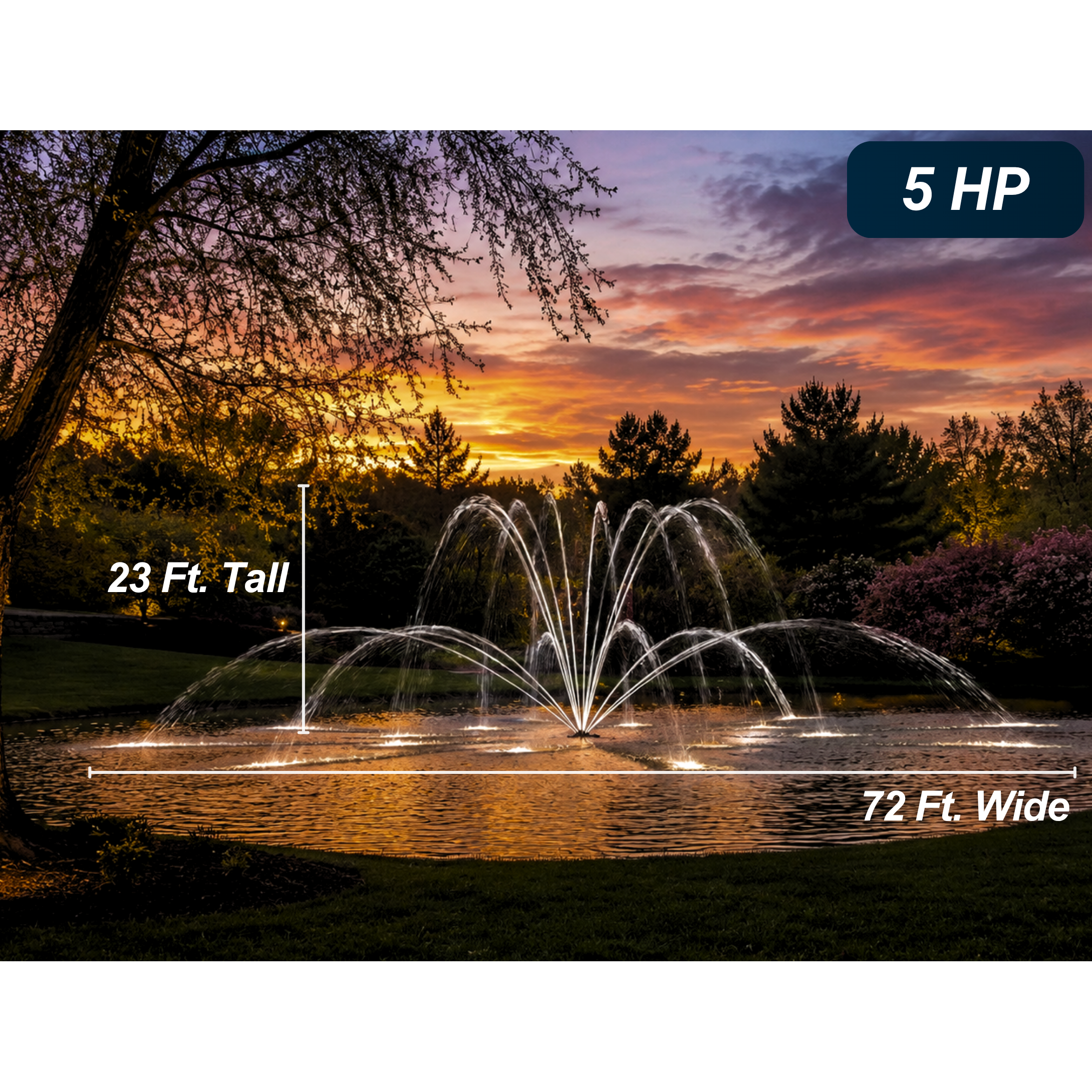 Kasco Magnolia Pond Fountain
