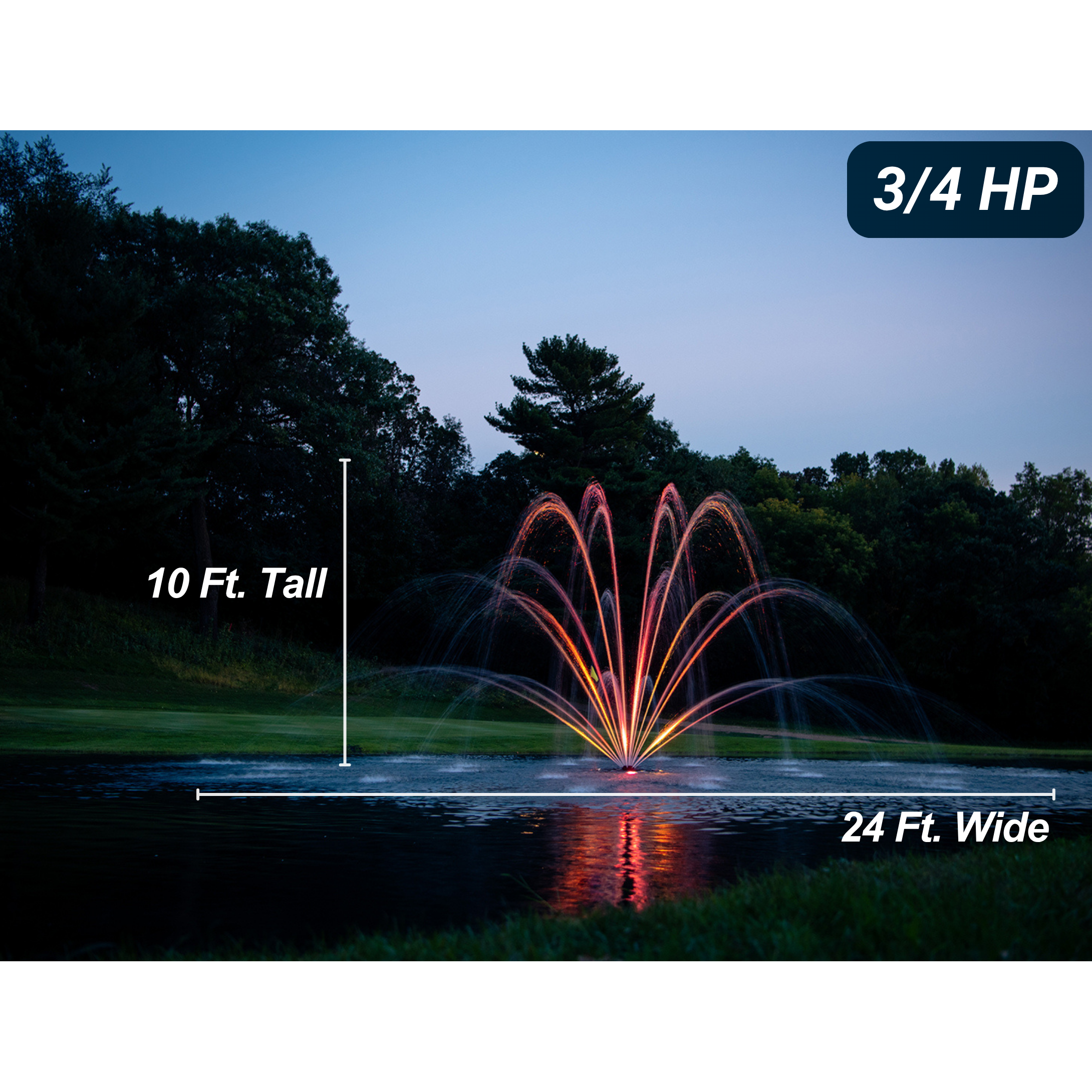 Kasco Mighty Oak Pond Fountain