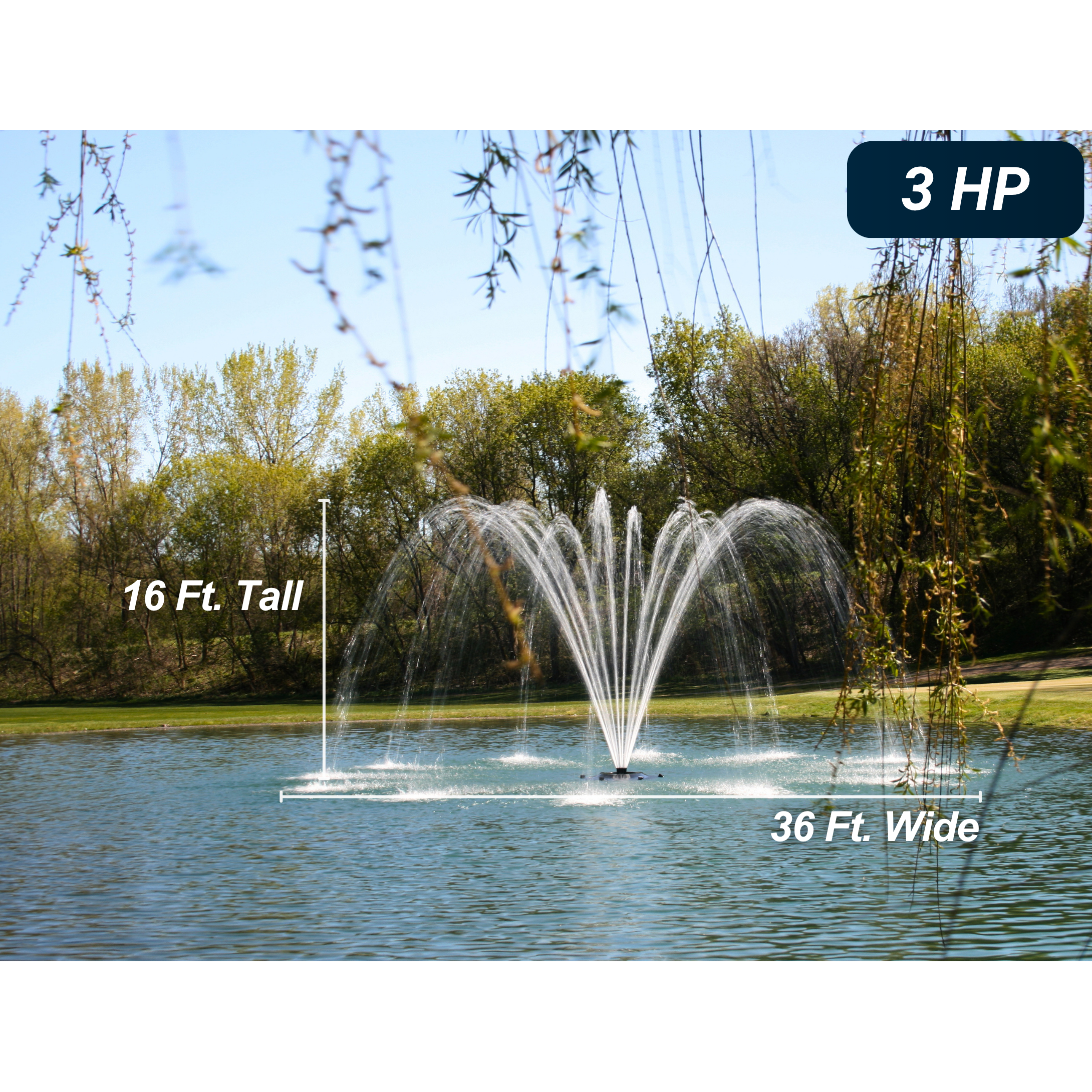 Kasco Palm Pond Fountain