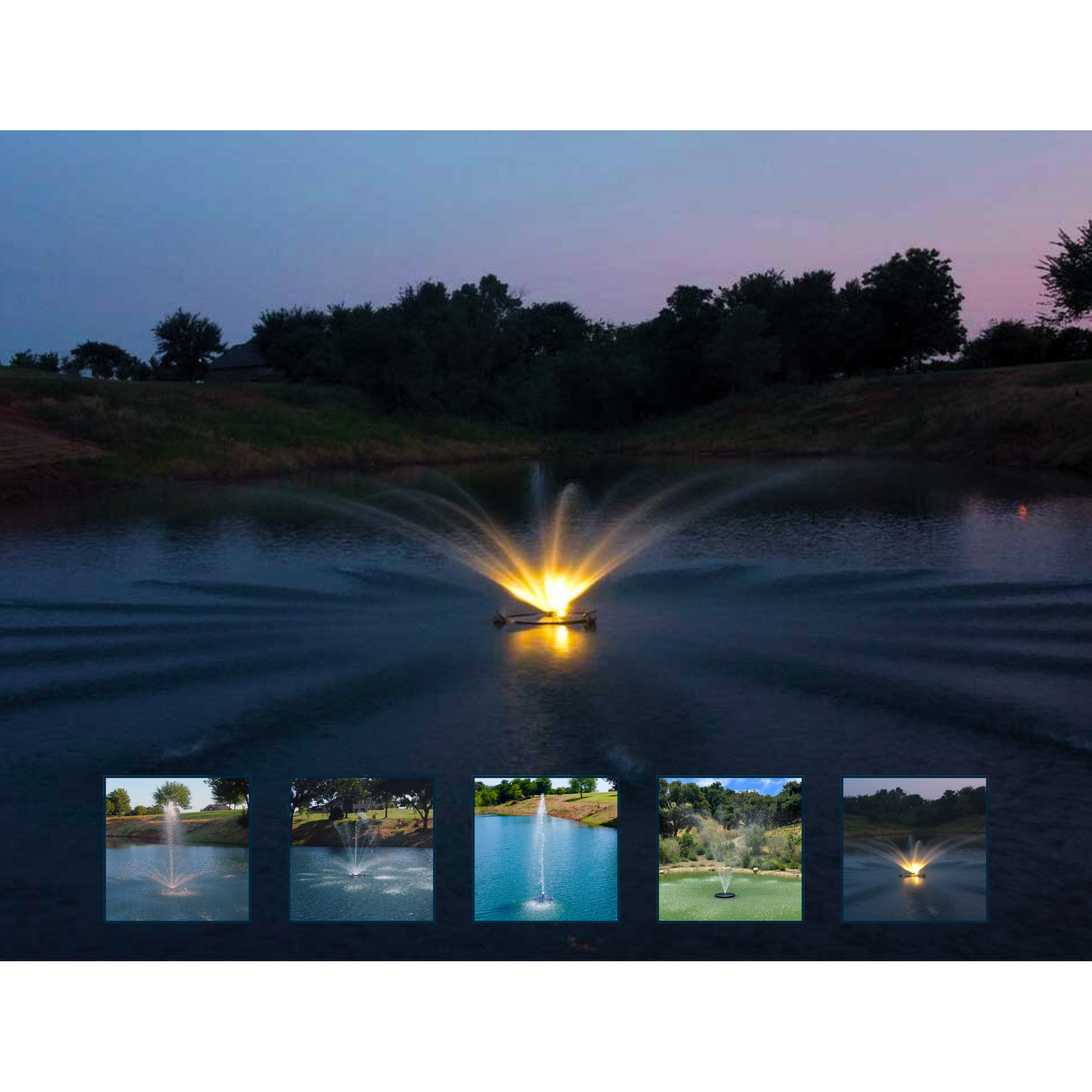 PondSelect Classic Series Pond Fountain