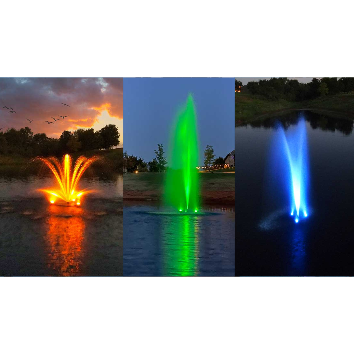 Color Changing Fountain Lights