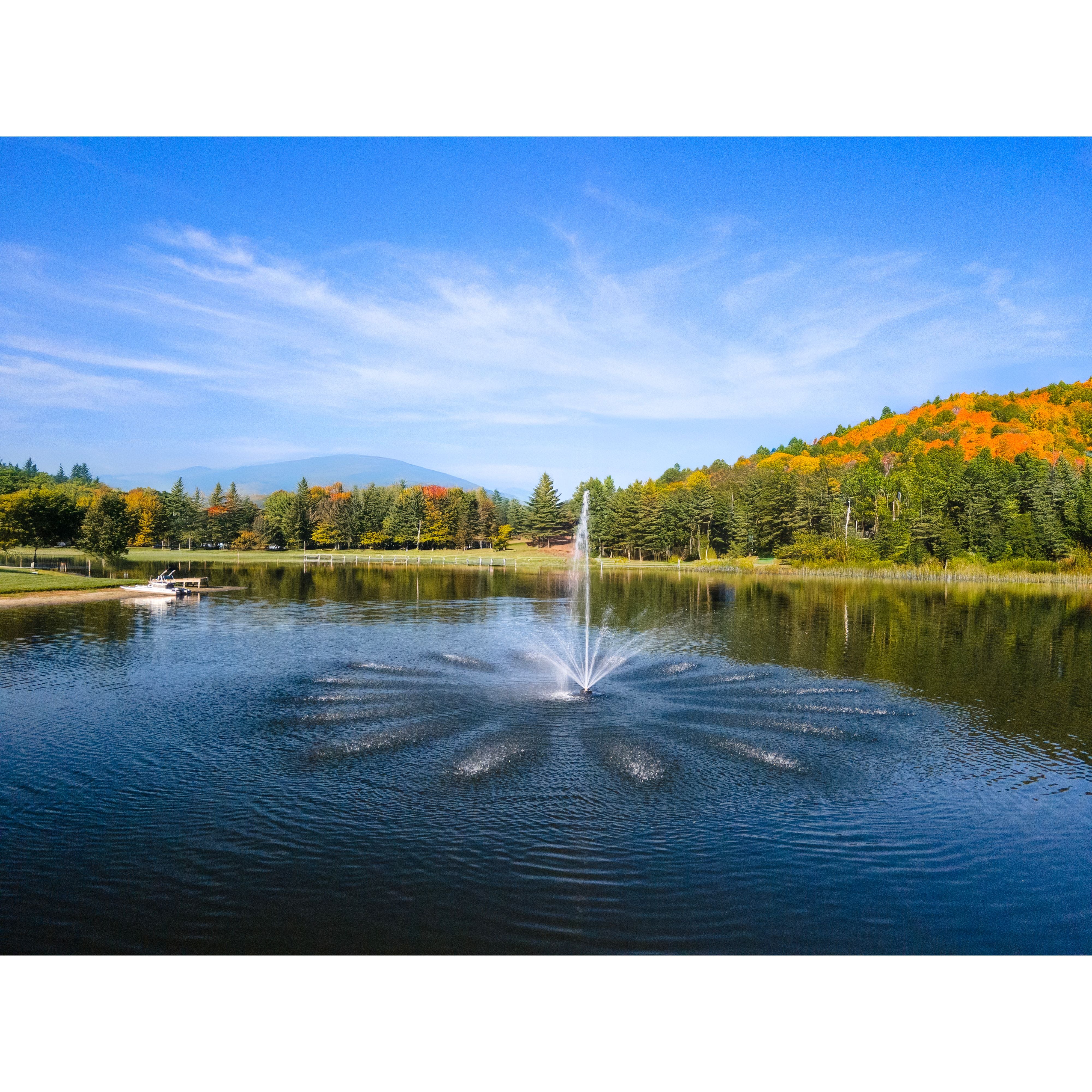 Scott Aerator Baystone Pond Fountain