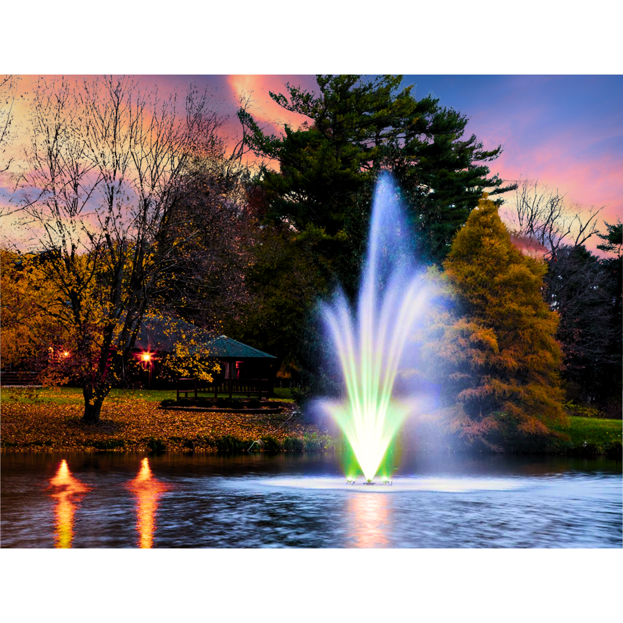 Scott Aerator Amherst Pond Fountain